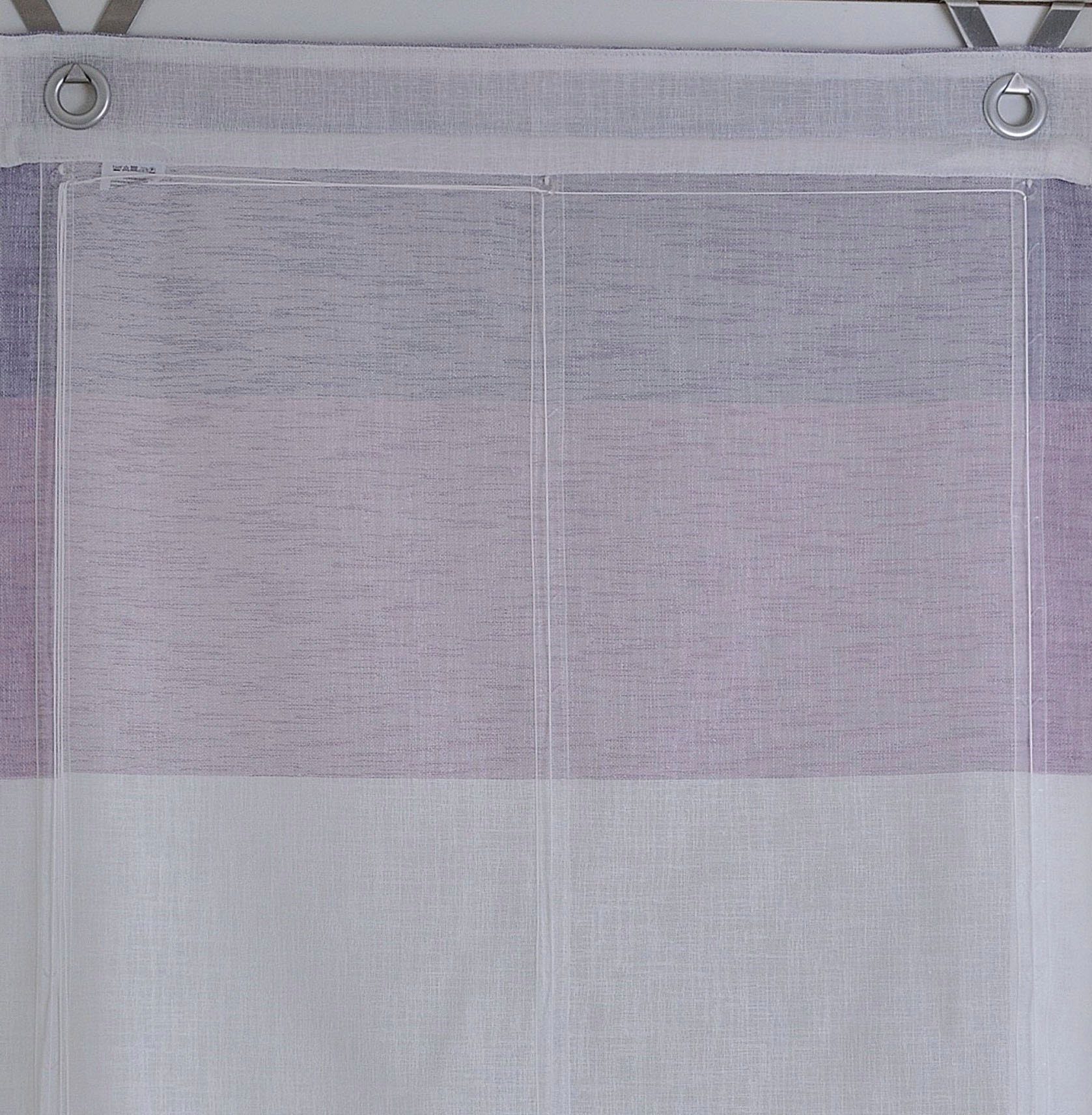 Kutti Raffrollo Marit, mit Hakenaufhängung, ohne Bohren, halbtransparent, Polyester, Hakenaufhängung
