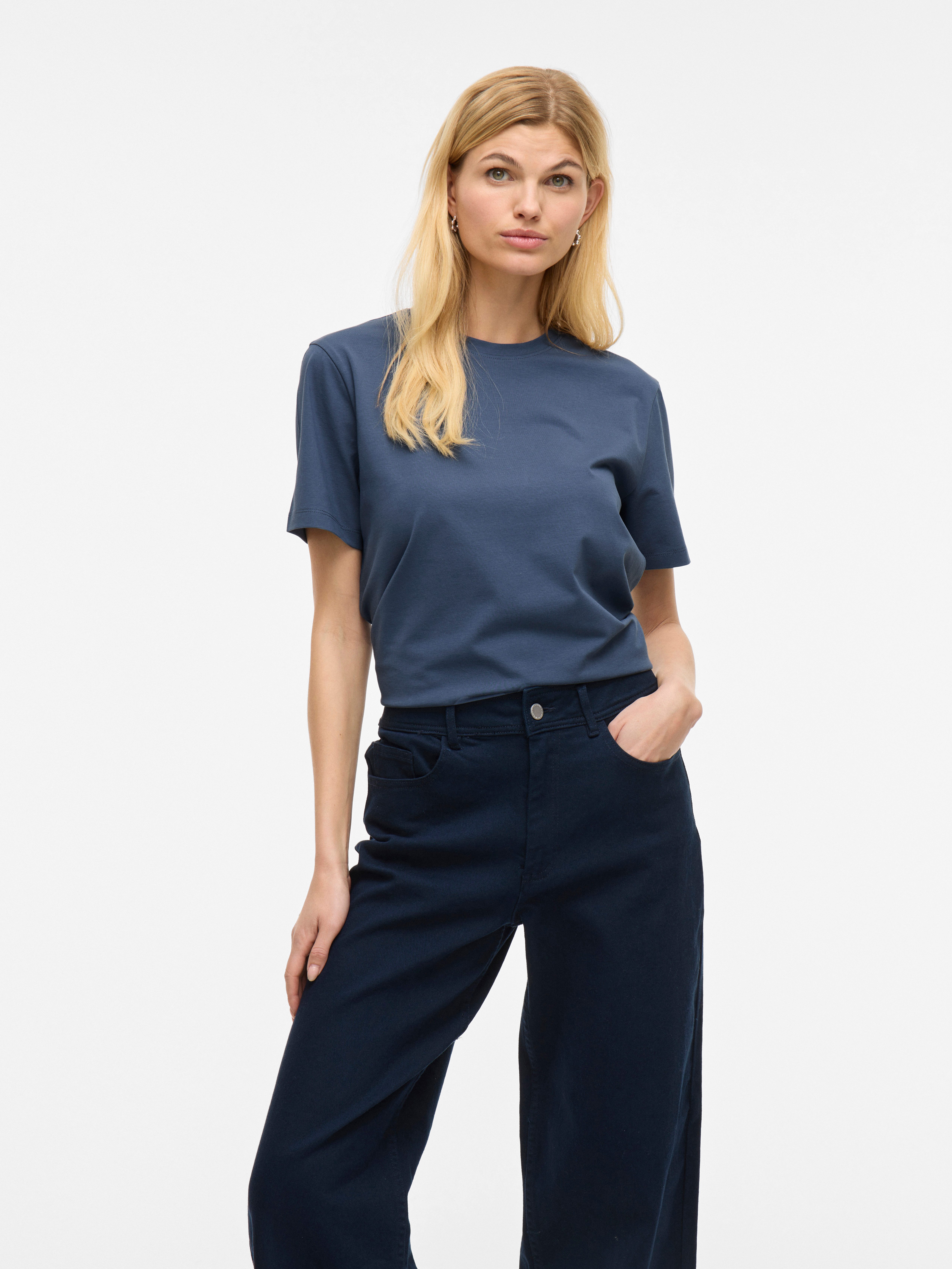 Vila Kurzarmshirt VINORA S/S T-SHIRT - günstig online kaufen