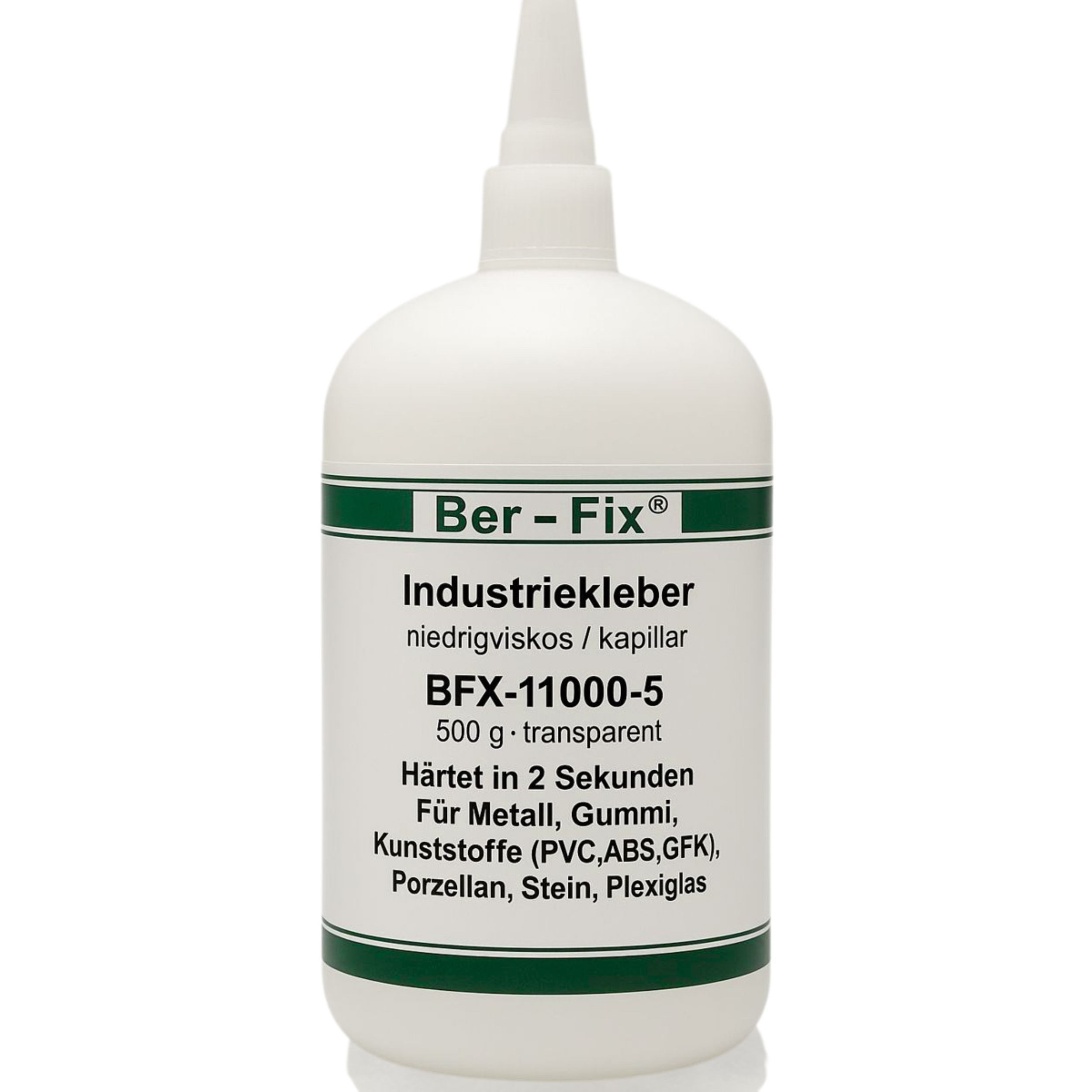 Ber-Fix Sekundenkleber Industriekleber BFX-11000 niedrigviskos, (Packung), kapillar, transparent aushärtend