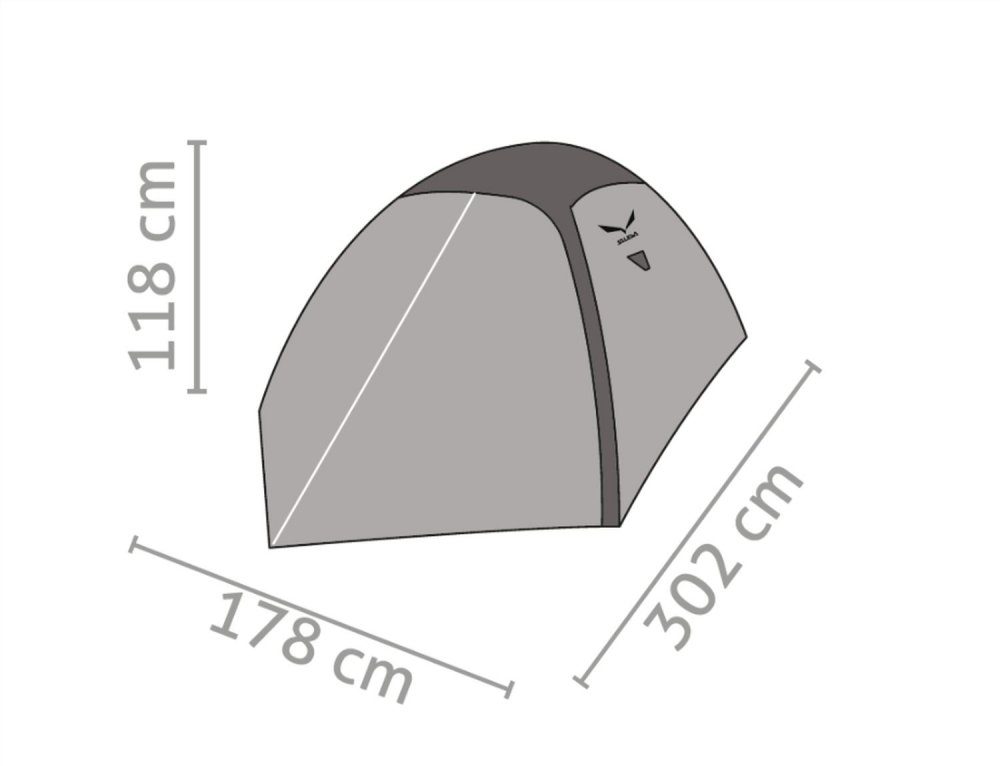 Tunnelzelt III, Salewa 3 Atlas Personen: