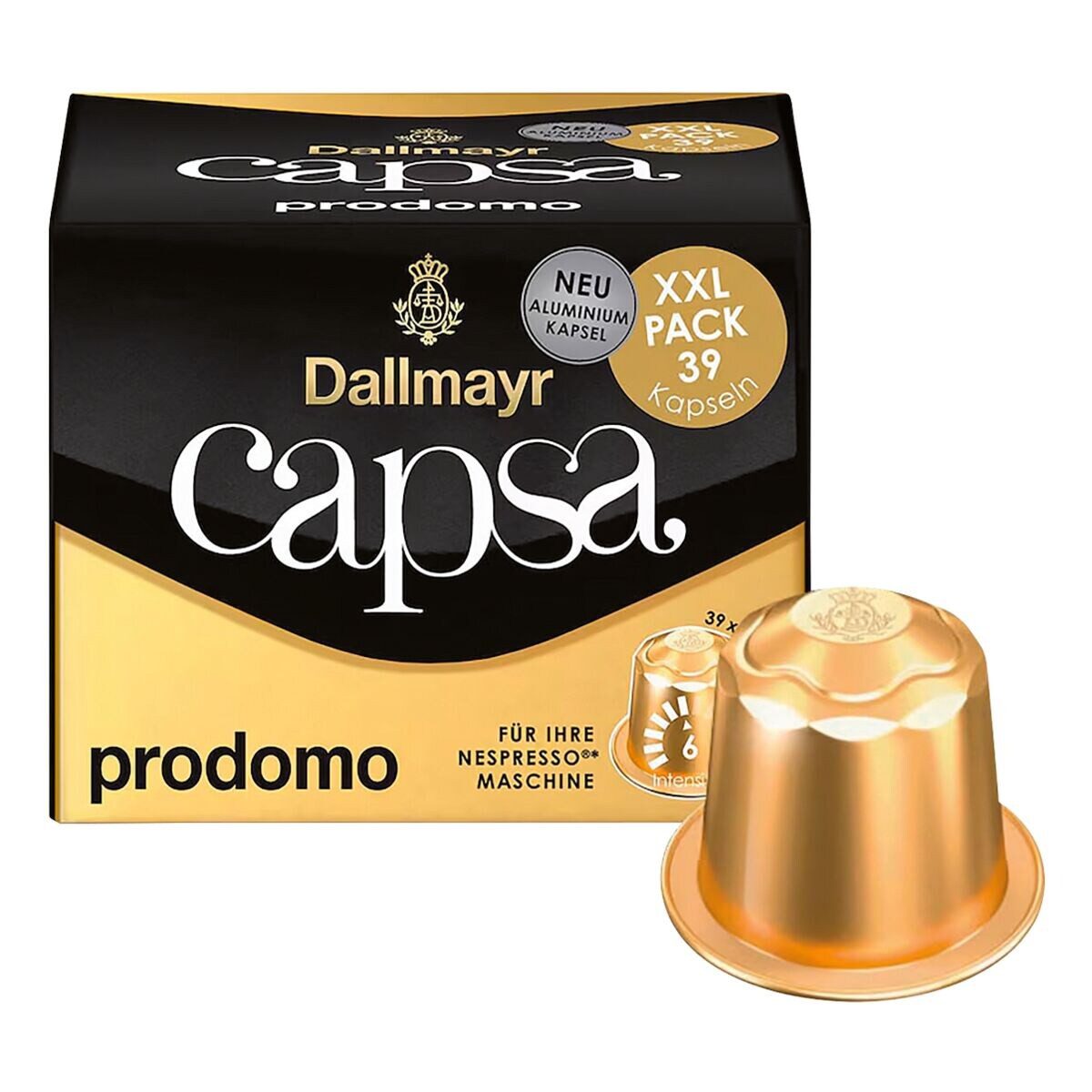 DALLMAYR Kaffee capsa prodomo, 39 Kapseln