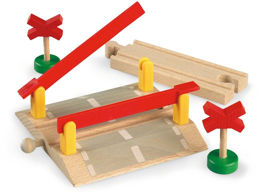 BRIO® Spielzeugeisenbahn-Erweiterung BRIO® WORLD, Bahnübergang