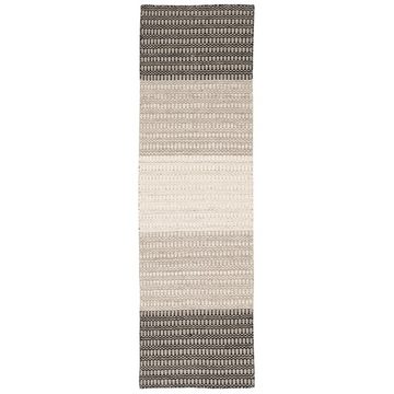 Läufer Natur Teppich Läufer Wolle Skandi Stripes, Pergamon, Rechteckig, Höhe: 8 mm