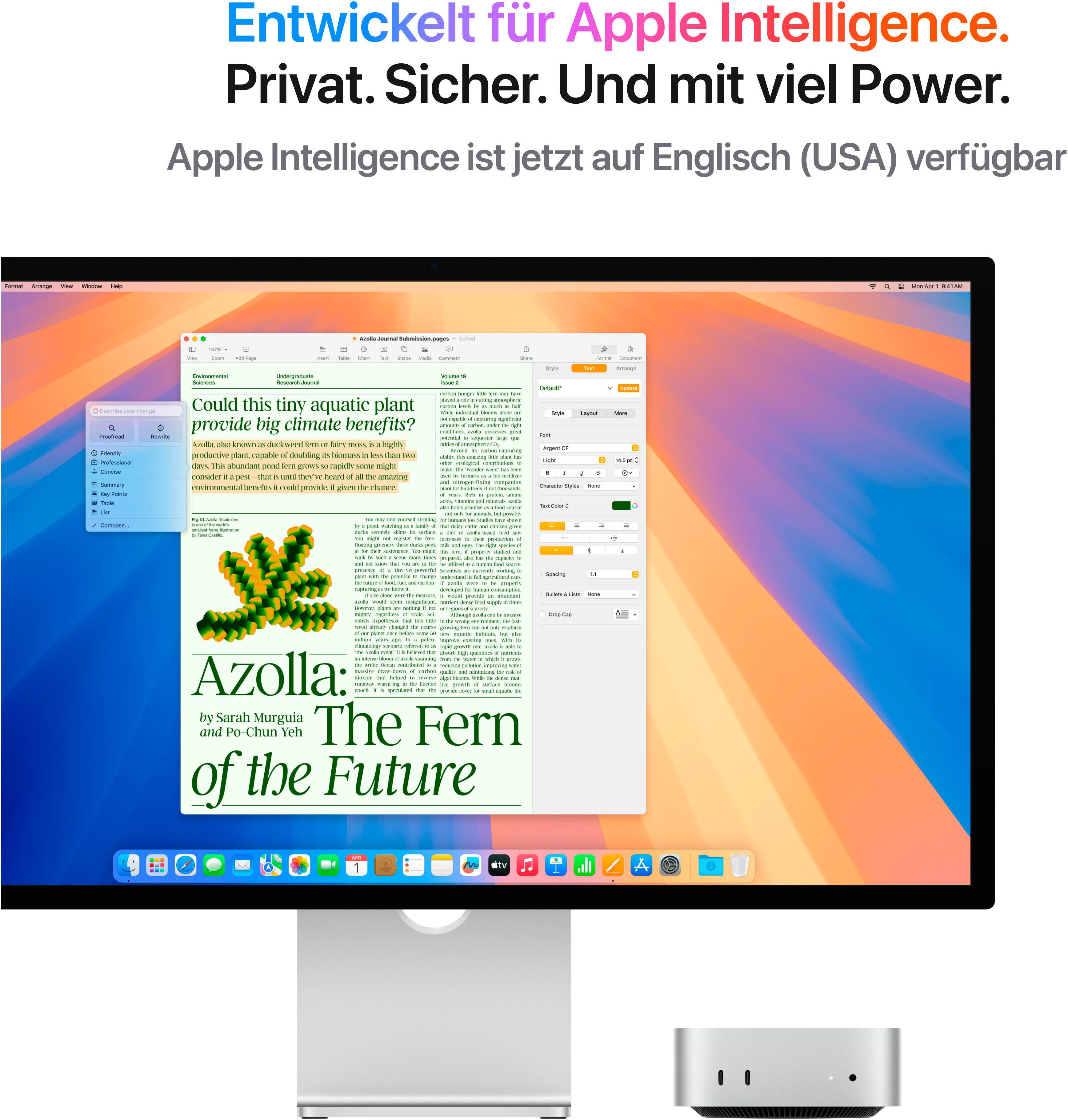 Apple Mac Mini M4 Pro CTO Mac Mini (Apple Apple M4 Pro M4 Pro, 16‑Core GPU, 48 GB RAM, 512 GB SSD, Luftkühlung)