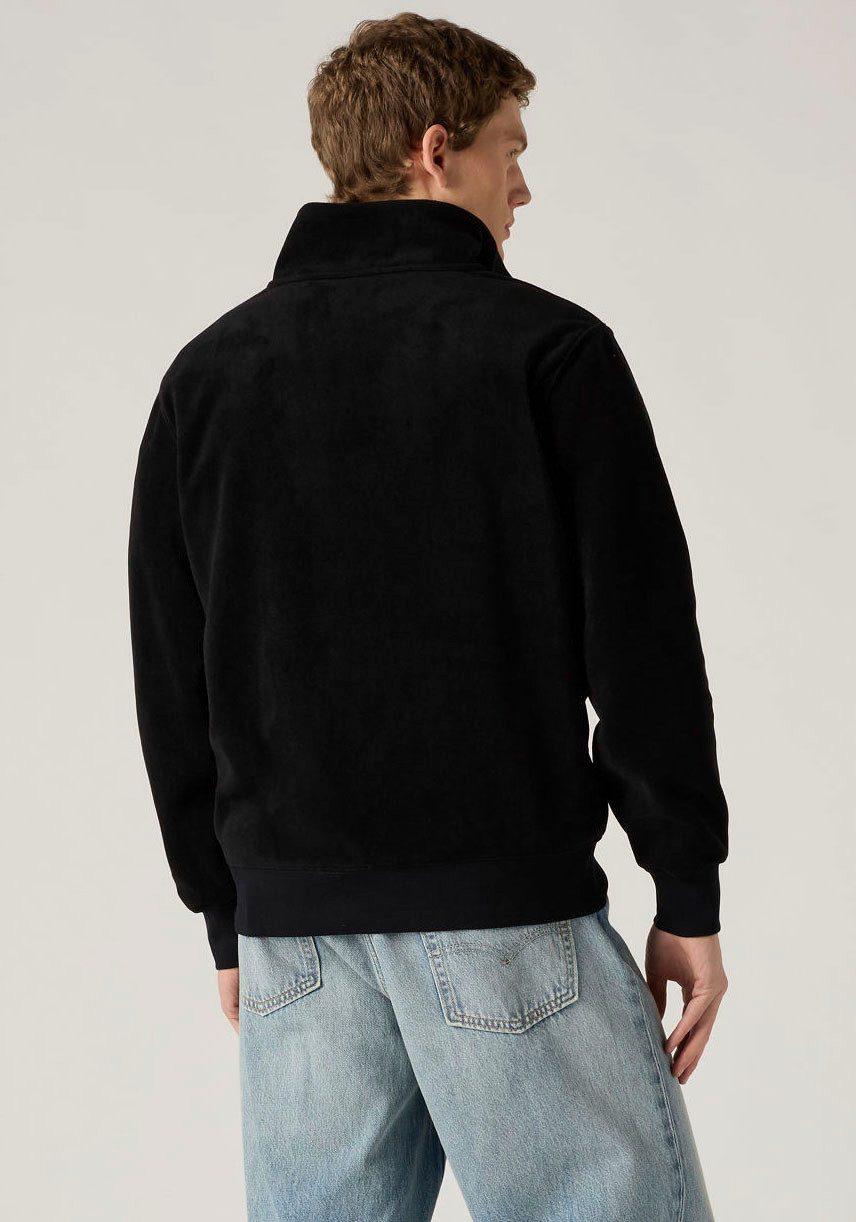 Levi's® Sweatshirt ORIGINAL HM 1/4 ZIP mit Troyer-Kragen und Logo-Stickerei