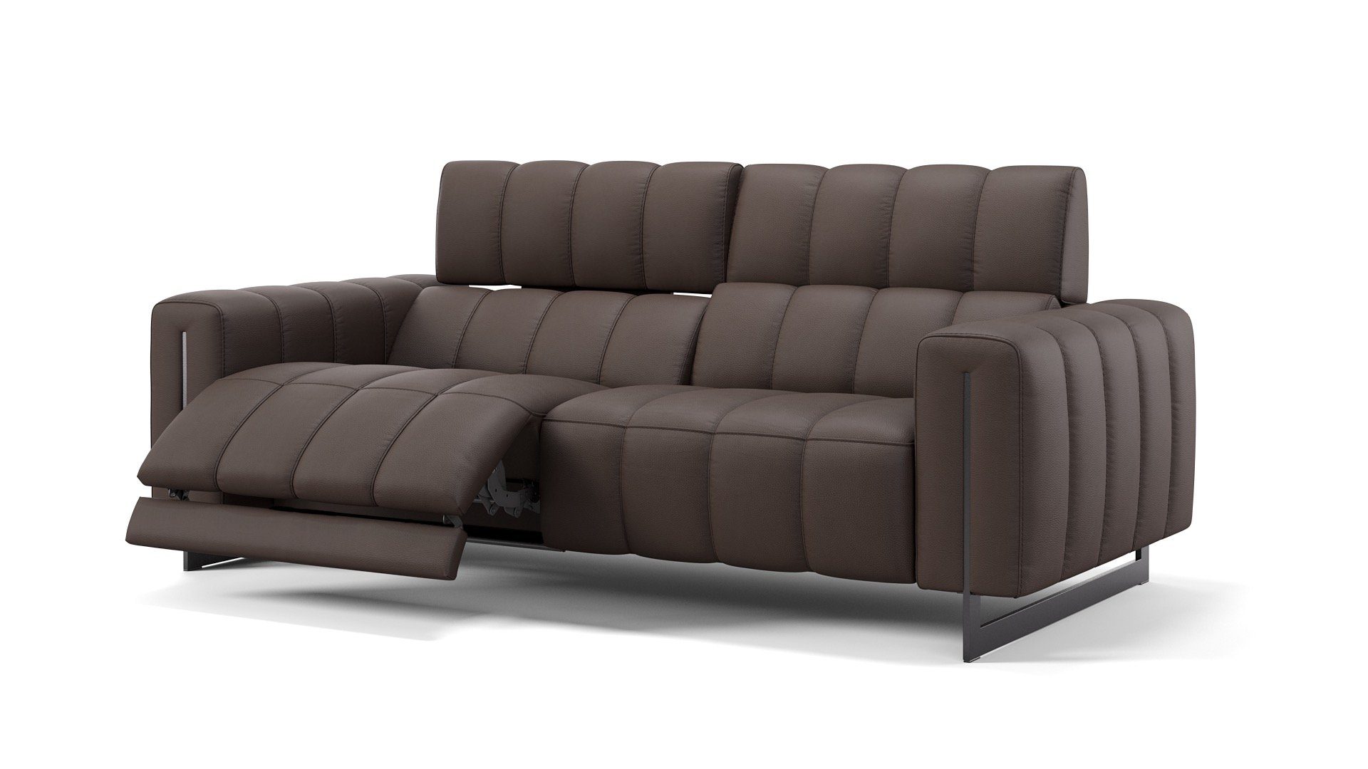 Sofanella 3-Sitzer Leder VENETO, Relaxcouch, Designersofa, Designer Sofa, 3er Couch, Sofagarnitur