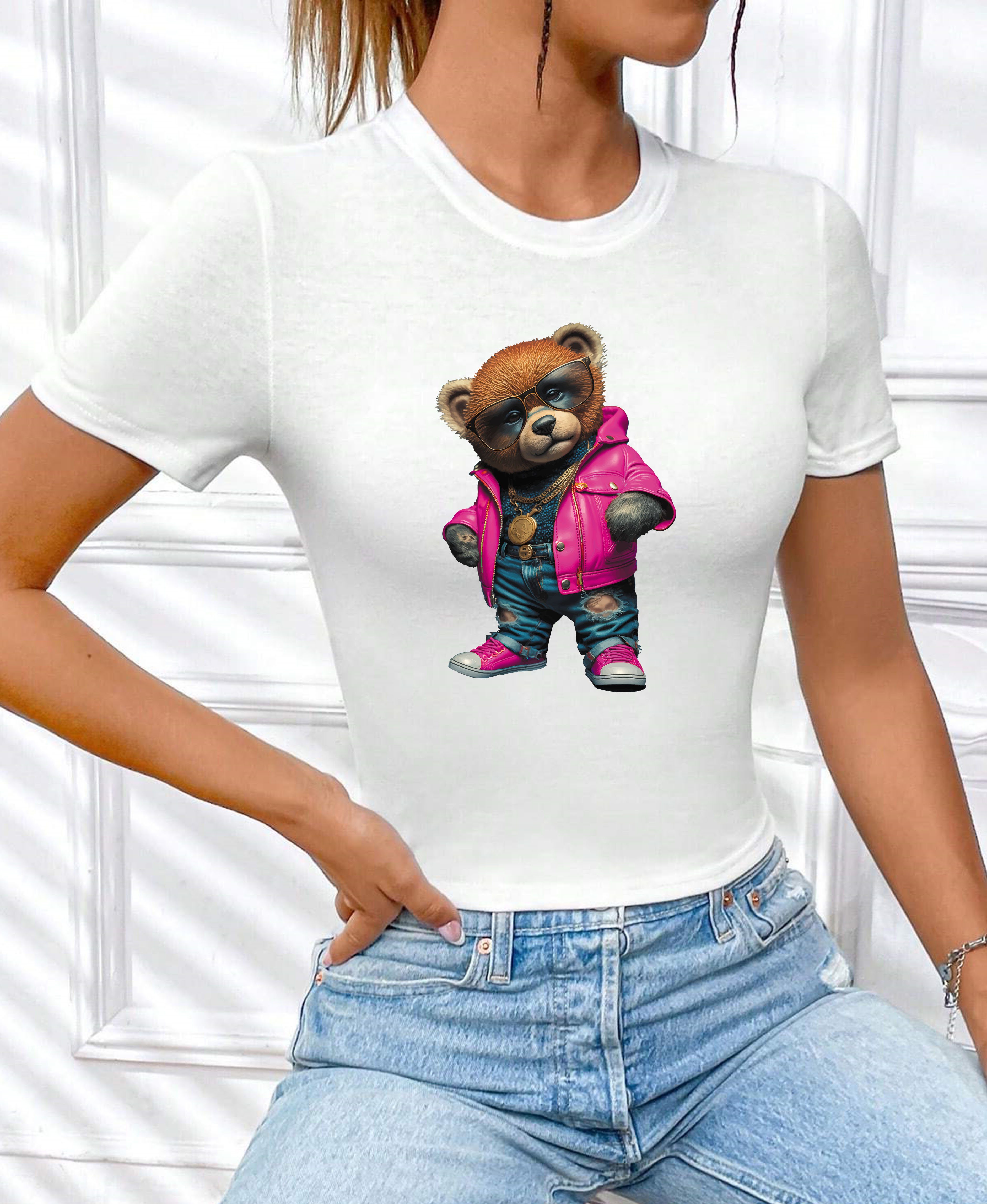 RMK Print-Shirt Damen Shirt kurzarm Rundhalsshirt günstig online kaufen