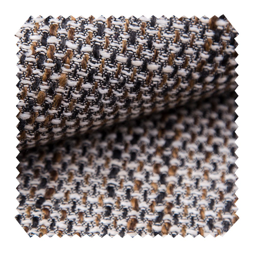 novely® Stoff LANZ Premium Möbelstoff mit Schwerem Webcharakter Grob Gewebter Polste, Robust, Pflegeleicht, Abriebfest, Meterware, 1lfm