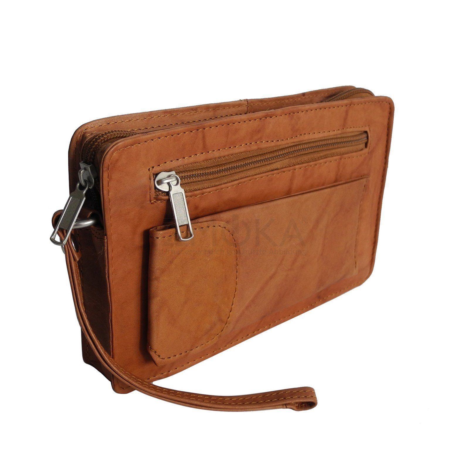 BAG STREET Handgelenktasche Bag Street - Leder Herren Handgelenktasche Herrentasche Auswahl