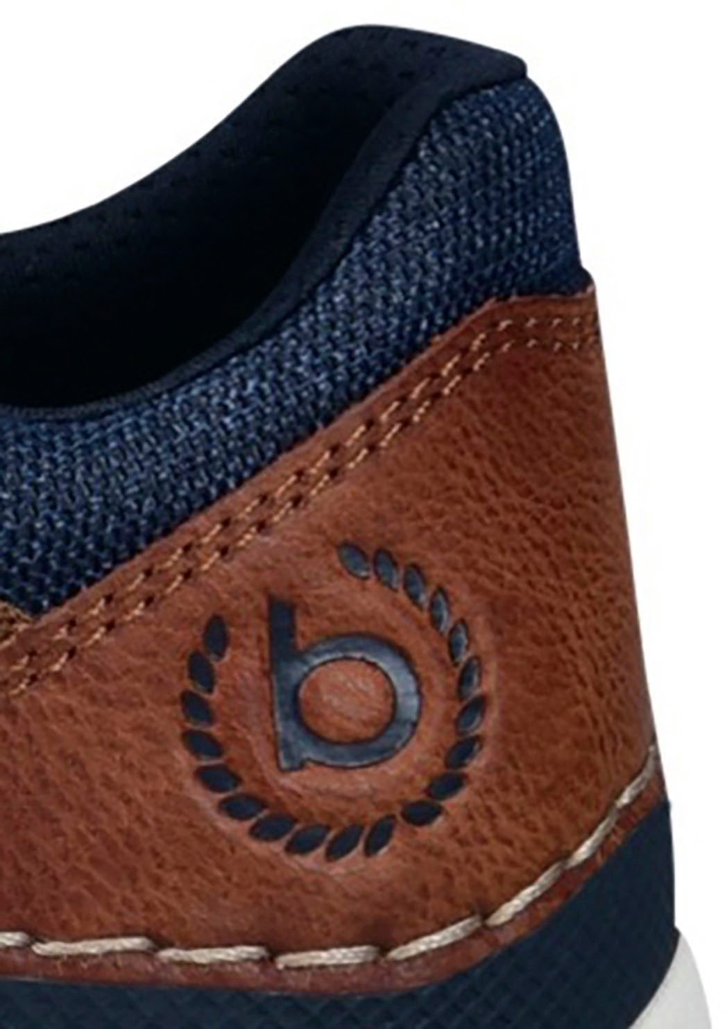 bugatti Slip-On Sneaker, Freizeitschuh, Halbschuh, Slipper mit Kontrast-Rah günstig online kaufen