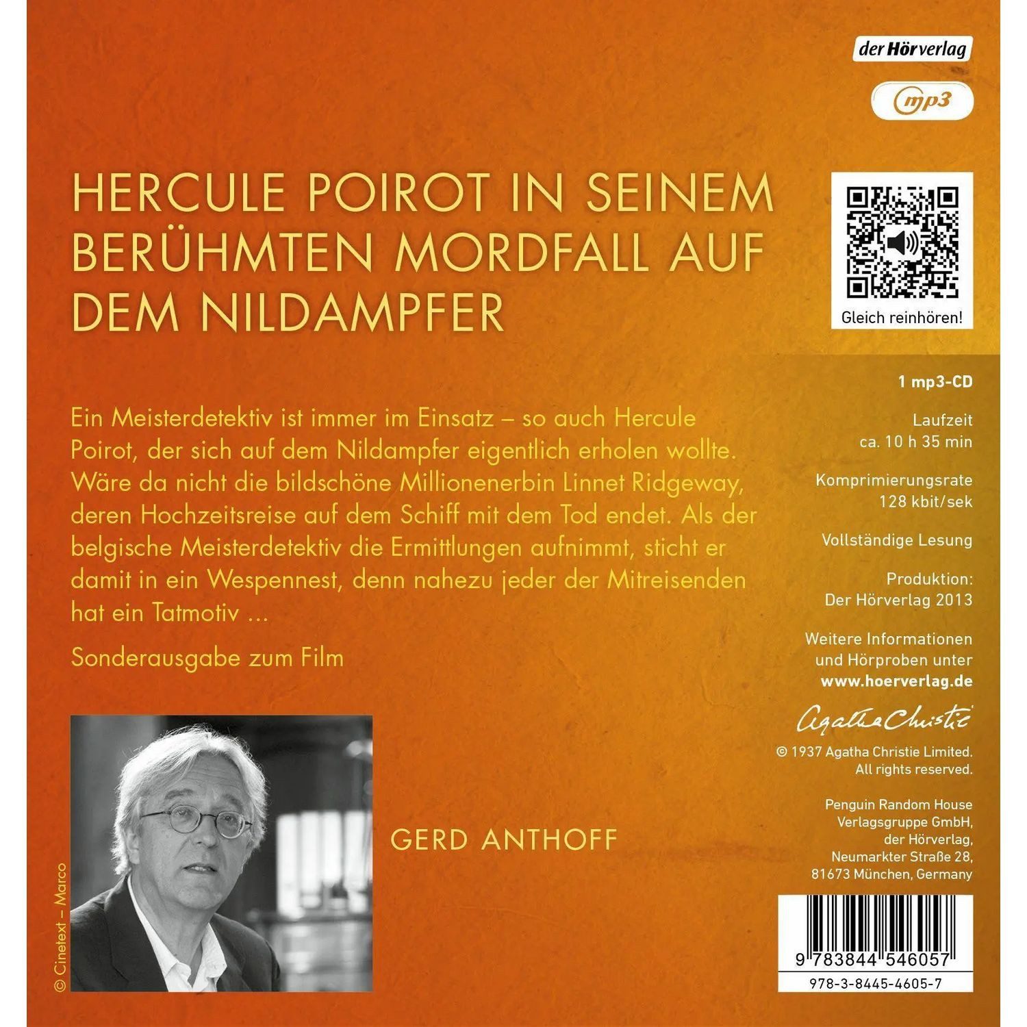 Der HörVerlag Hörspiel Tod auf dem Nil