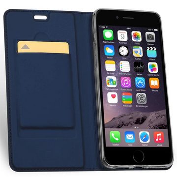 CoolGadget Handyhülle Magnet Case Handy Tasche für Apple iPhone 7 Plus / 8 Plus 5,5 Zoll, Hülle Klapphülle Ultra Slim Flip Cover für iPhone 8 Plus Schutzhülle