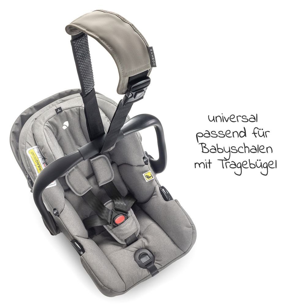 Zamboo Babyschale Grau, Tragegurt Babyschale für Tragehilfe Universal - Cosi Maxi