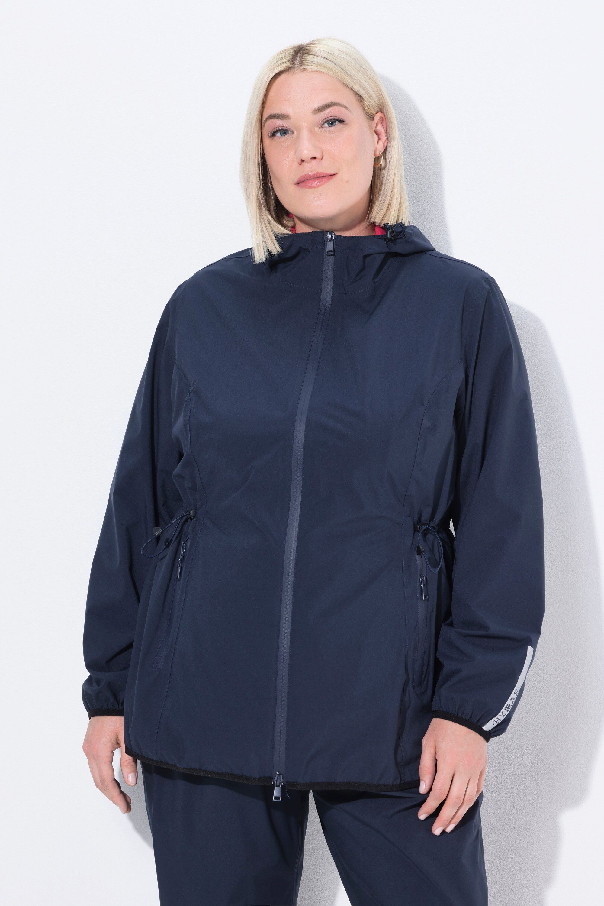 Ulla Popken Funktionsjacke Regenjacke leicht Kapuze wasserdicht verstaubar günstig online kaufen