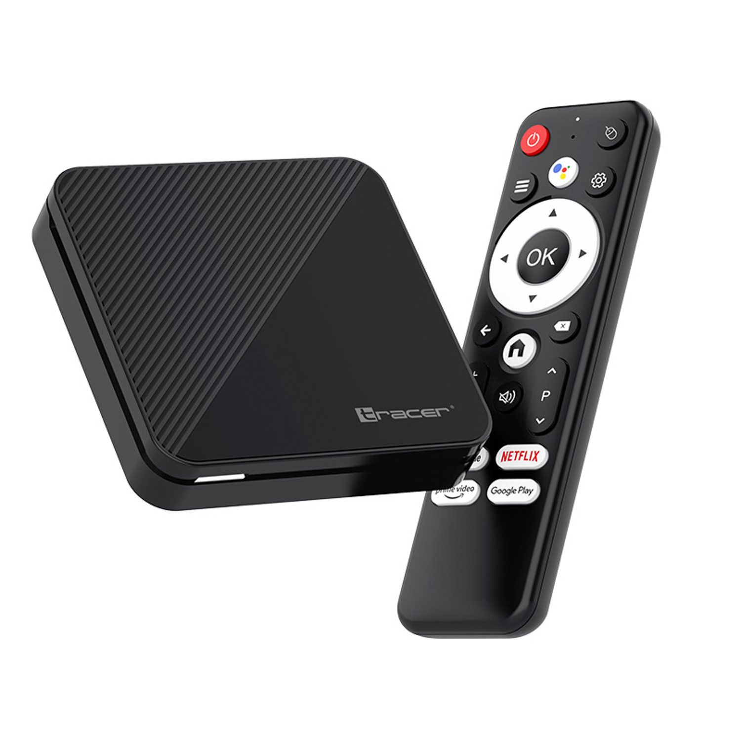Tracer Streaming-Box Android 4K Android 14, 2 GB RAM Mediaplayer, 16 GB Speicher, Bluetooth 5.0, Wi-Fi