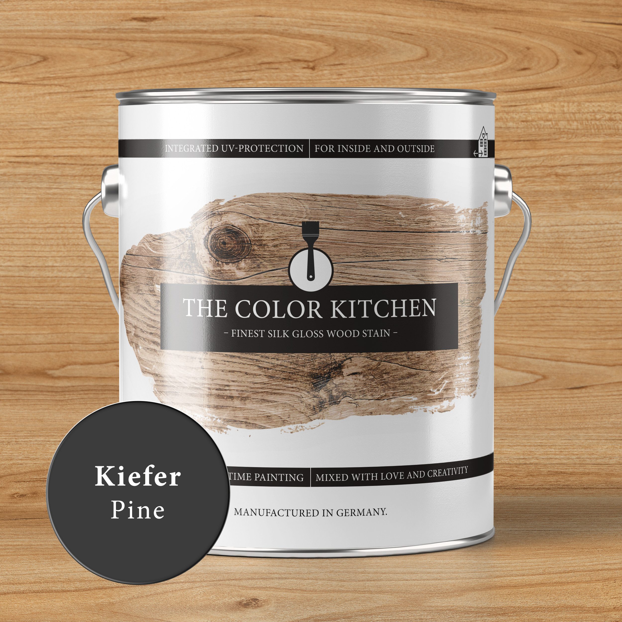 A.S. Création Holzschutzlasur Holzlasur Kiefer seidenglänzend - 2,5 l - The Color Kitchen