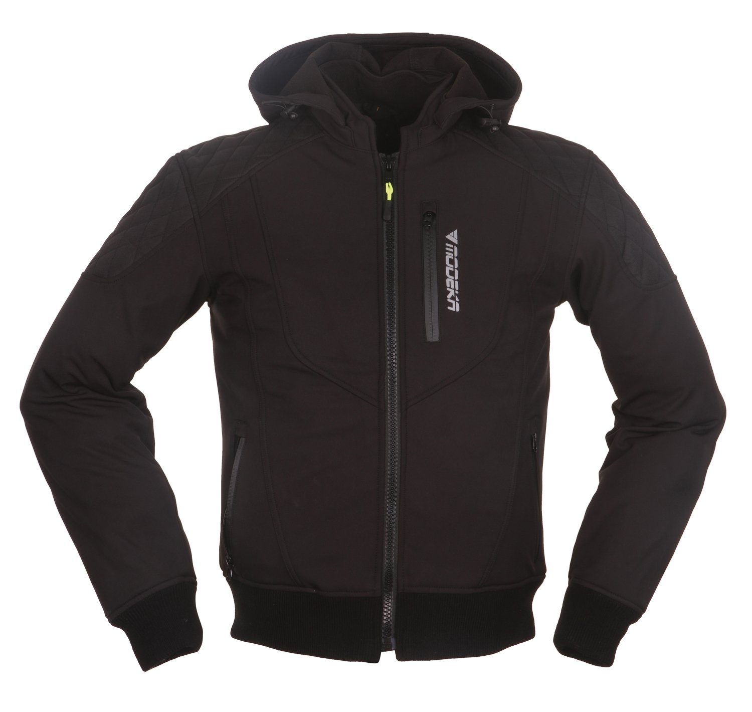 Modeka Motorradjacke Modeka Jacke Herren Softshell Clarke schwarz