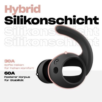KeyBudz EarBuddyz Ultra Ohrhaken für Apple AirPods Ohrpolster (Verbesserter Halt für Apple AirPods Gen. 1 und 2)