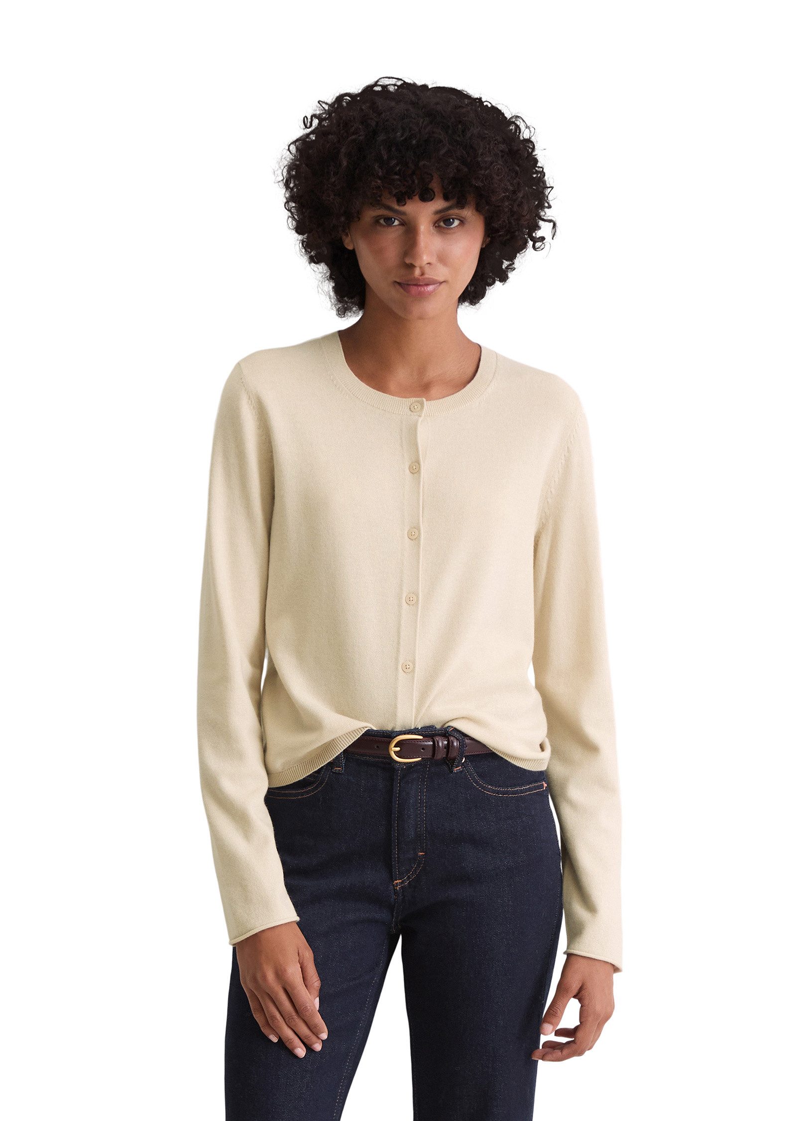 Marc O'Polo Cardigan aus Schurwolle-Viskose-Mix