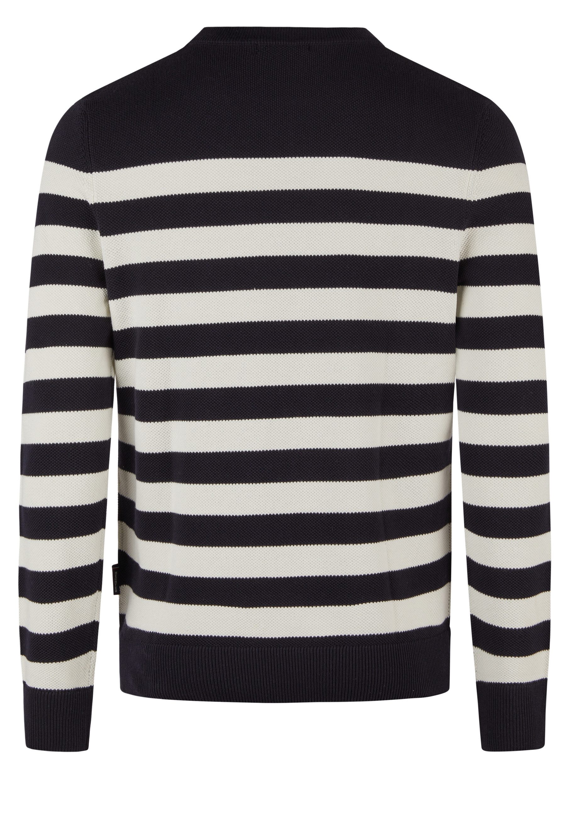 HECHTER PARIS Strickpullover mit Streifen (1-tlg)