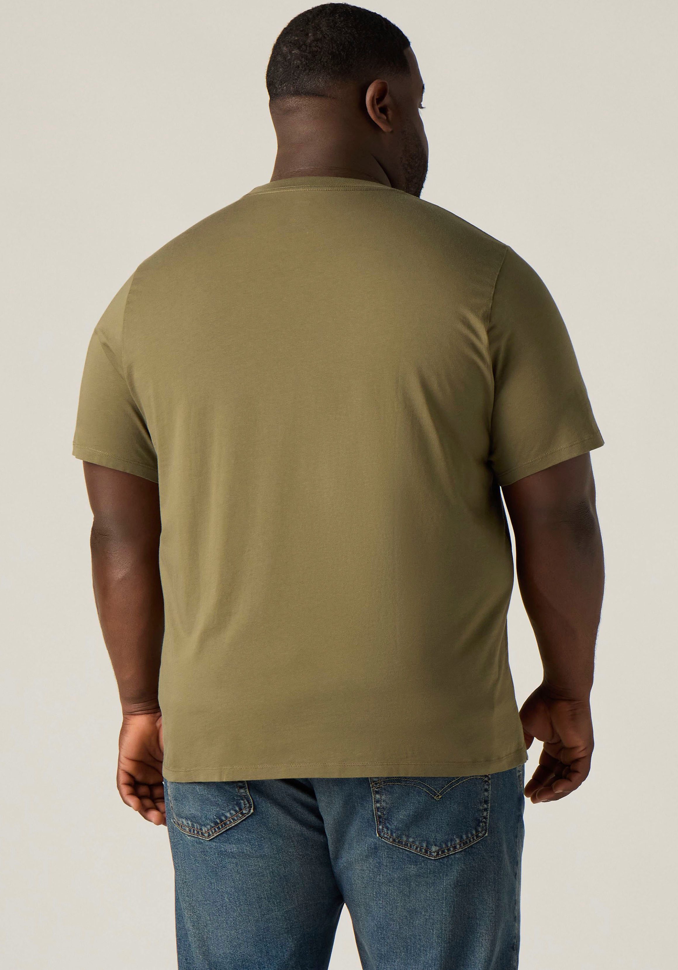 Levi's® Plus T-Shirt LSE B&T BIG GRAPHIC TEE mit Logostickerei auf der Brust – Bild 3 von 5