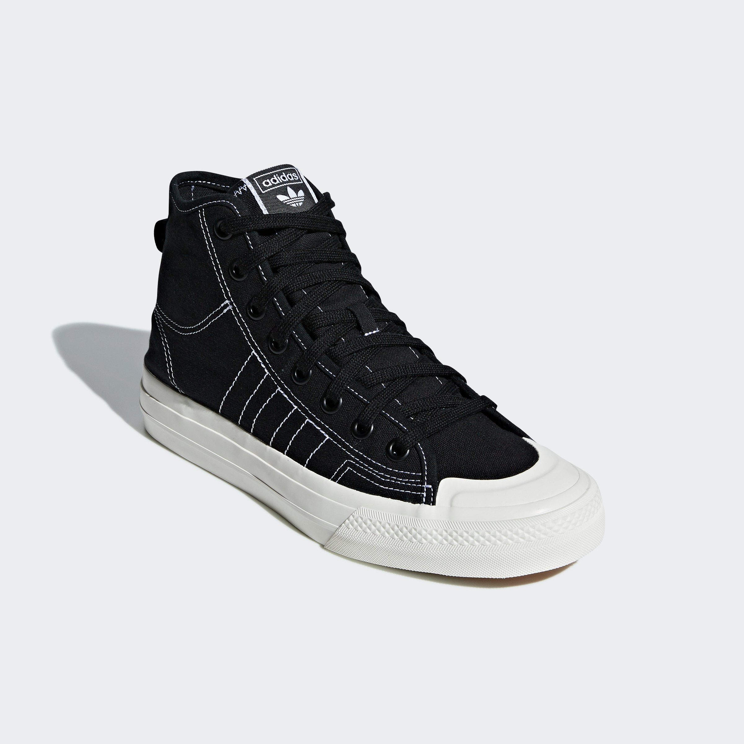 adidas Originals NIZZA RF HI Sneaker Core Black / Cloud White / Off White