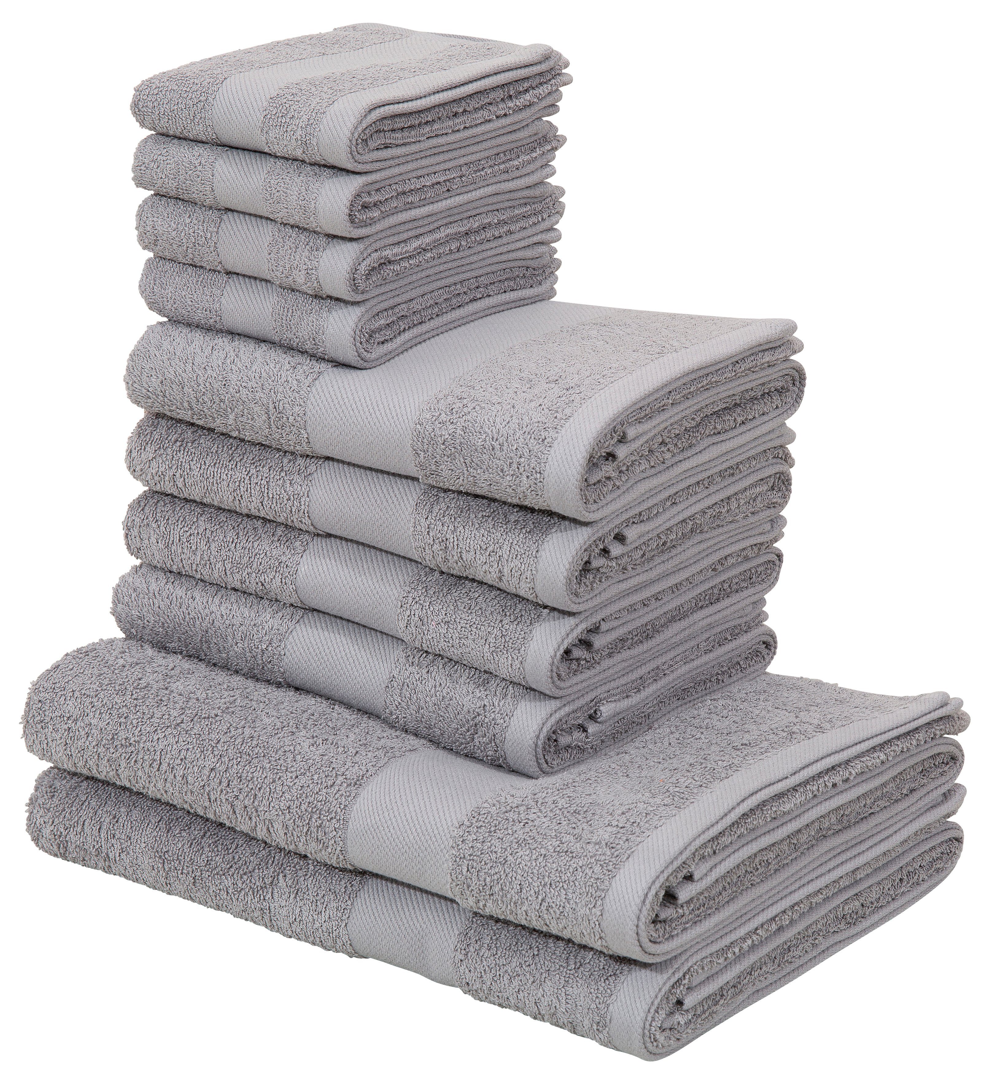 my home Handtuch Set Melli, 2 günstig online kaufen