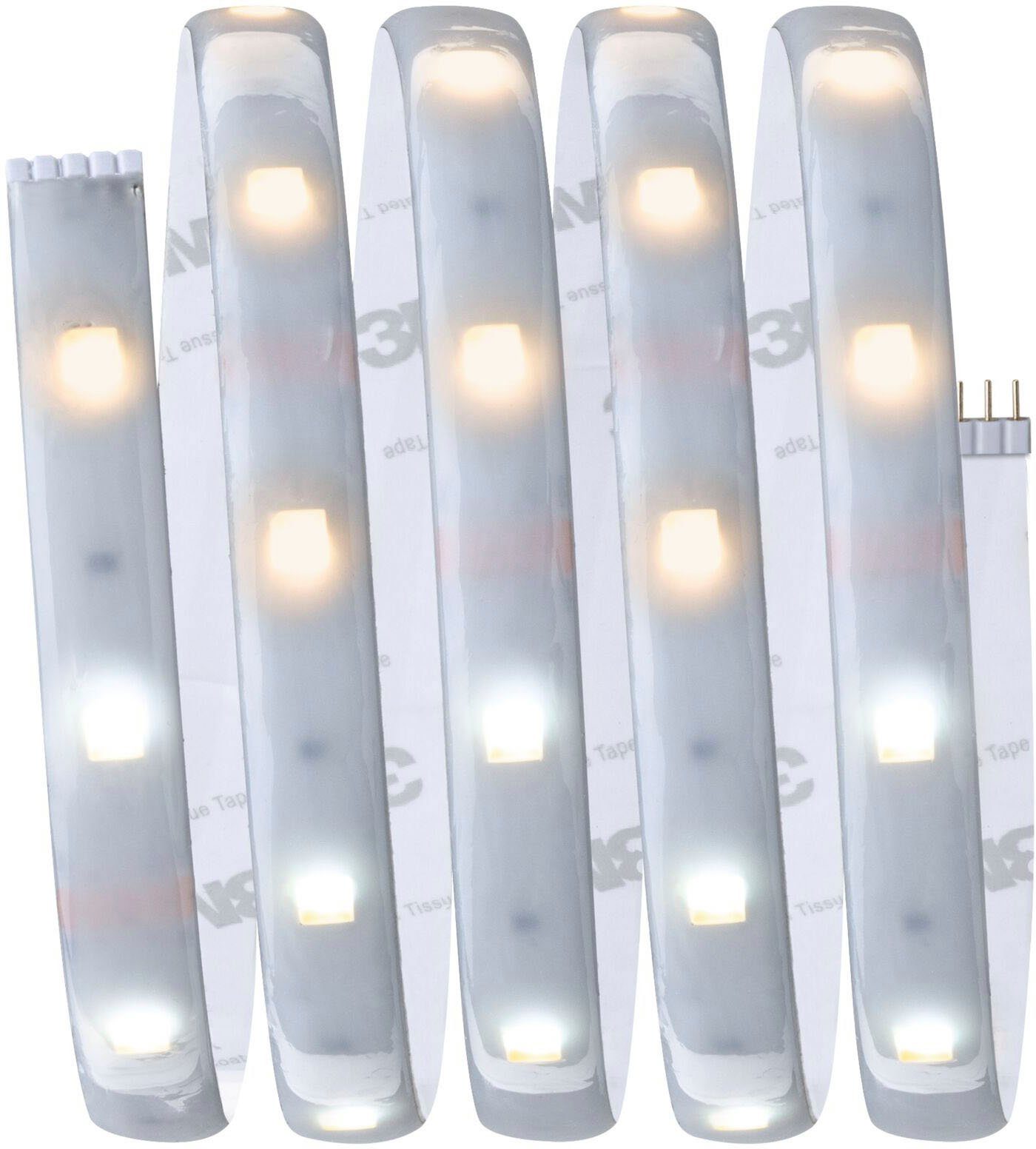 Paulmann LED-Streifen MaxLED 250 Basisset Smart Home Zigbee IP44 6W 405l 405lm, 1-flammig, 1,5m, Tunable White, beschichtet