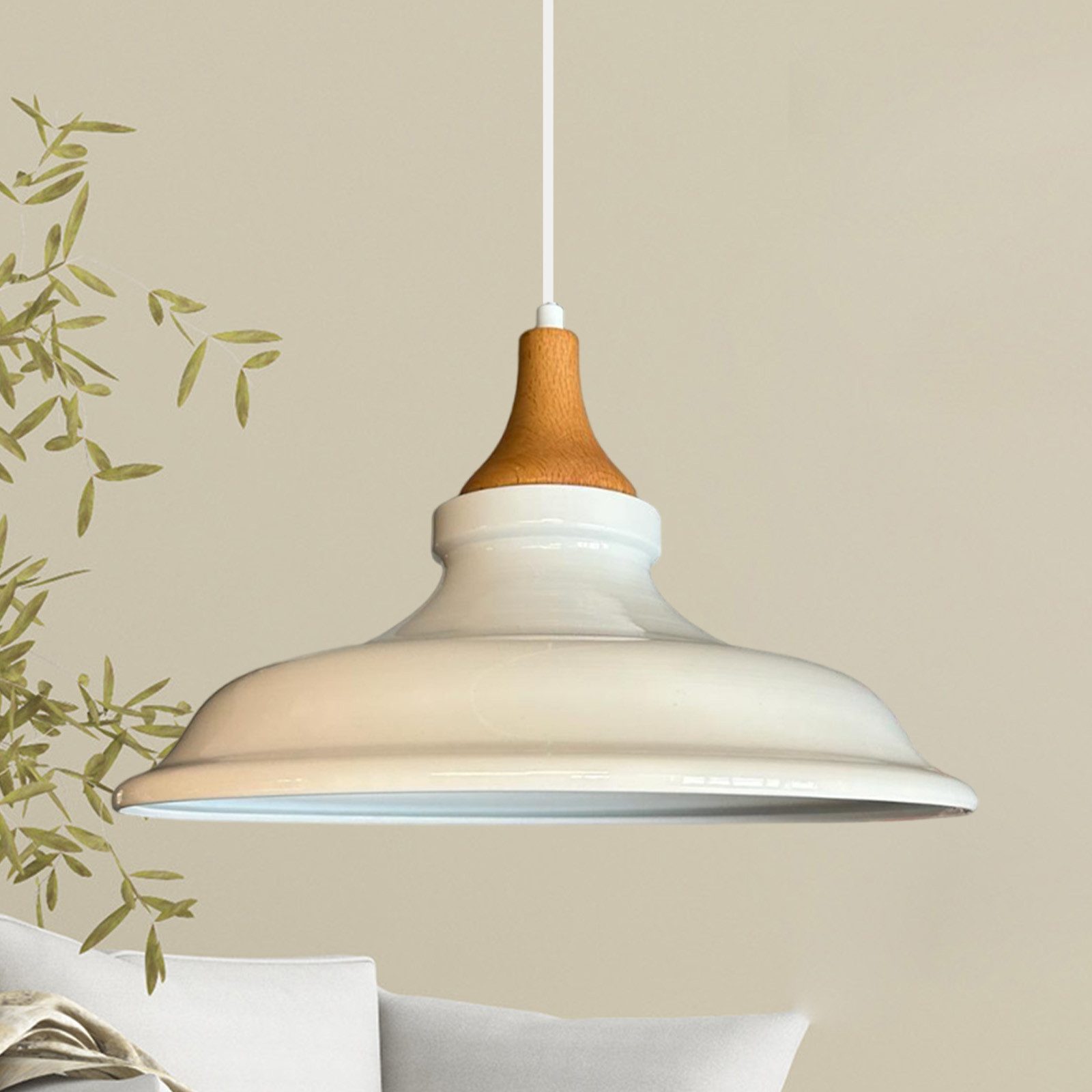 Bamyum Pendelleuchte Pendelleuchte Bergo Ø40 cm, Metall Hängelampe, ohne Leuchtmittel