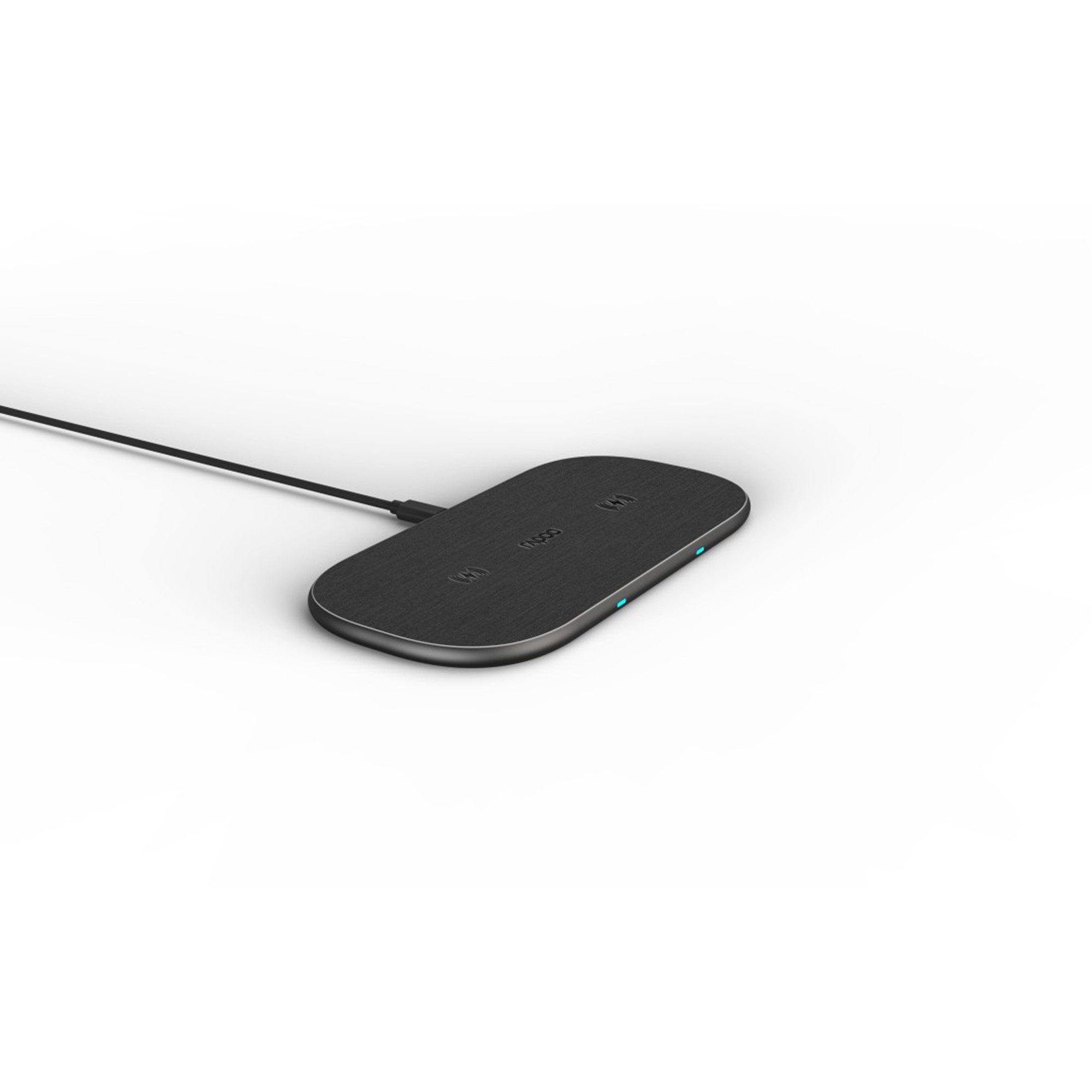 Rapoo XC260, kabellos, 20W, dual, Grau Wireless Charger (2-tlg)