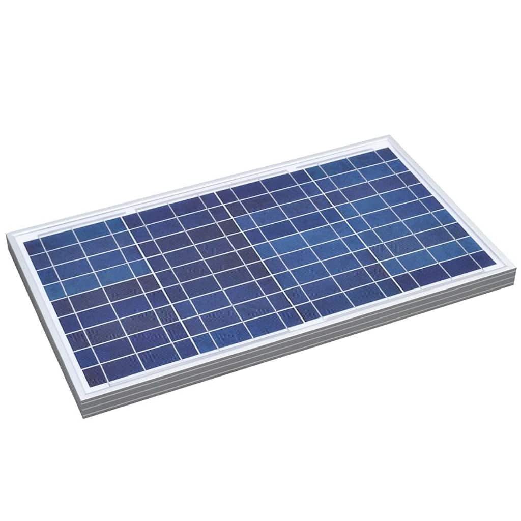 vidaXL Solarmodul Tragbares Solarpanel 30 W Aluminium