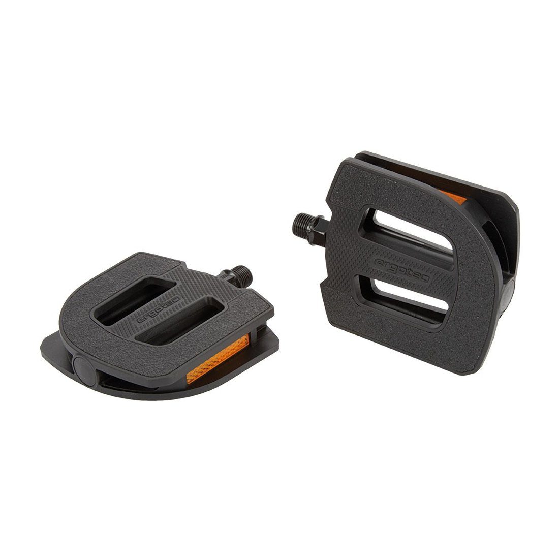 Ergotec Fahrradpedale Kunststoffpedal EP-S, 9/16", mit Reflektoren