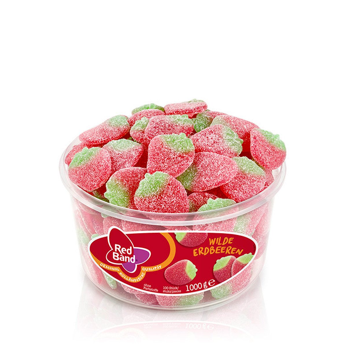 Red Band Süßigkeit, Red Band Wilde Erdbeeren gezuckertes süsses Fruchtgummi 1000g