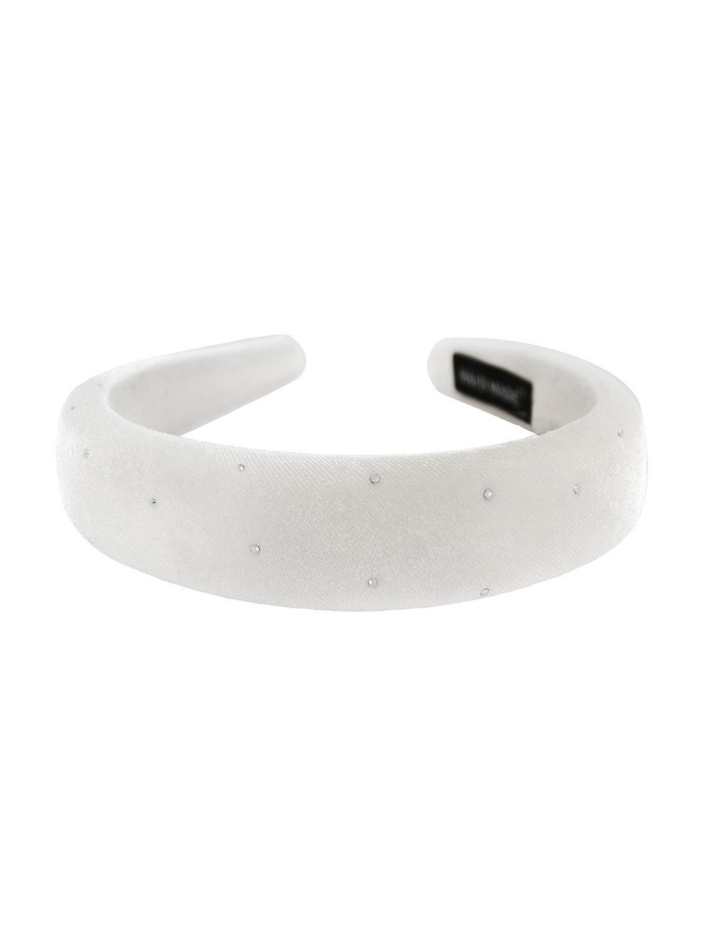 axy Haarreif Gepolsterter Haarreif aus Samt mit Strasssteinen, Wunderschön Vintage Damen Stirnband Украшения для волос Haarreifen