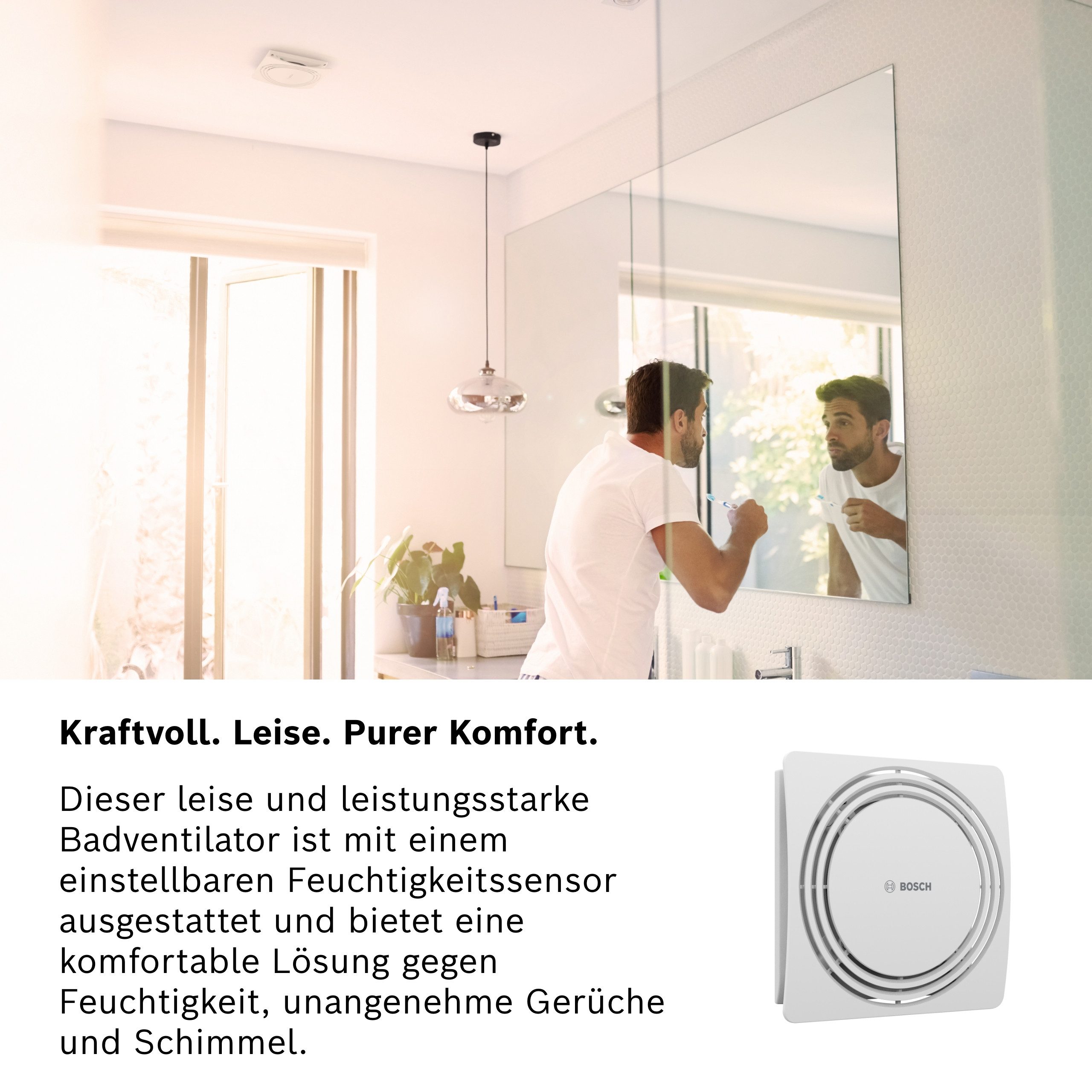 BOSCH Wandventilator Leiser Badlüfter 1900 günstig online kaufen