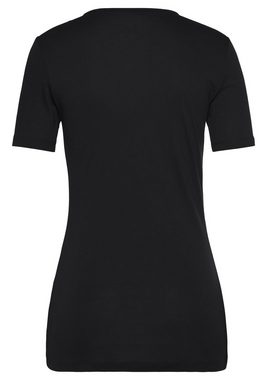 Vivance 2-in-1-Shirt mit Ringdetail vorne, T-Shirt, Kurzarmshirt, lockere Passform