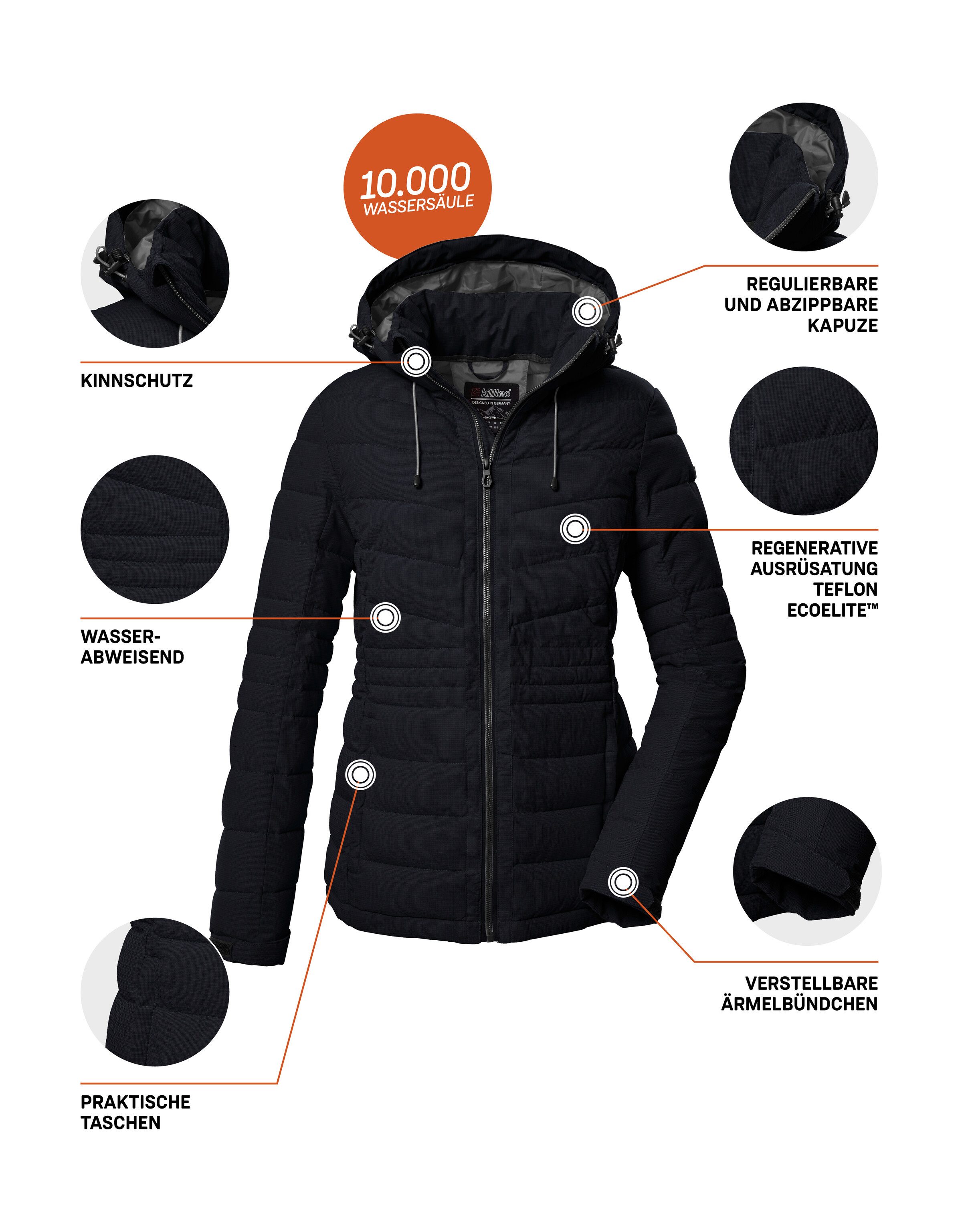 Killtec Steppjacke KOW 10 WMN QLTD JCKT Damenjacke: abnehmbare Kapuze, wasserabweisend, atmungsaktiv – Bild 5 von 5