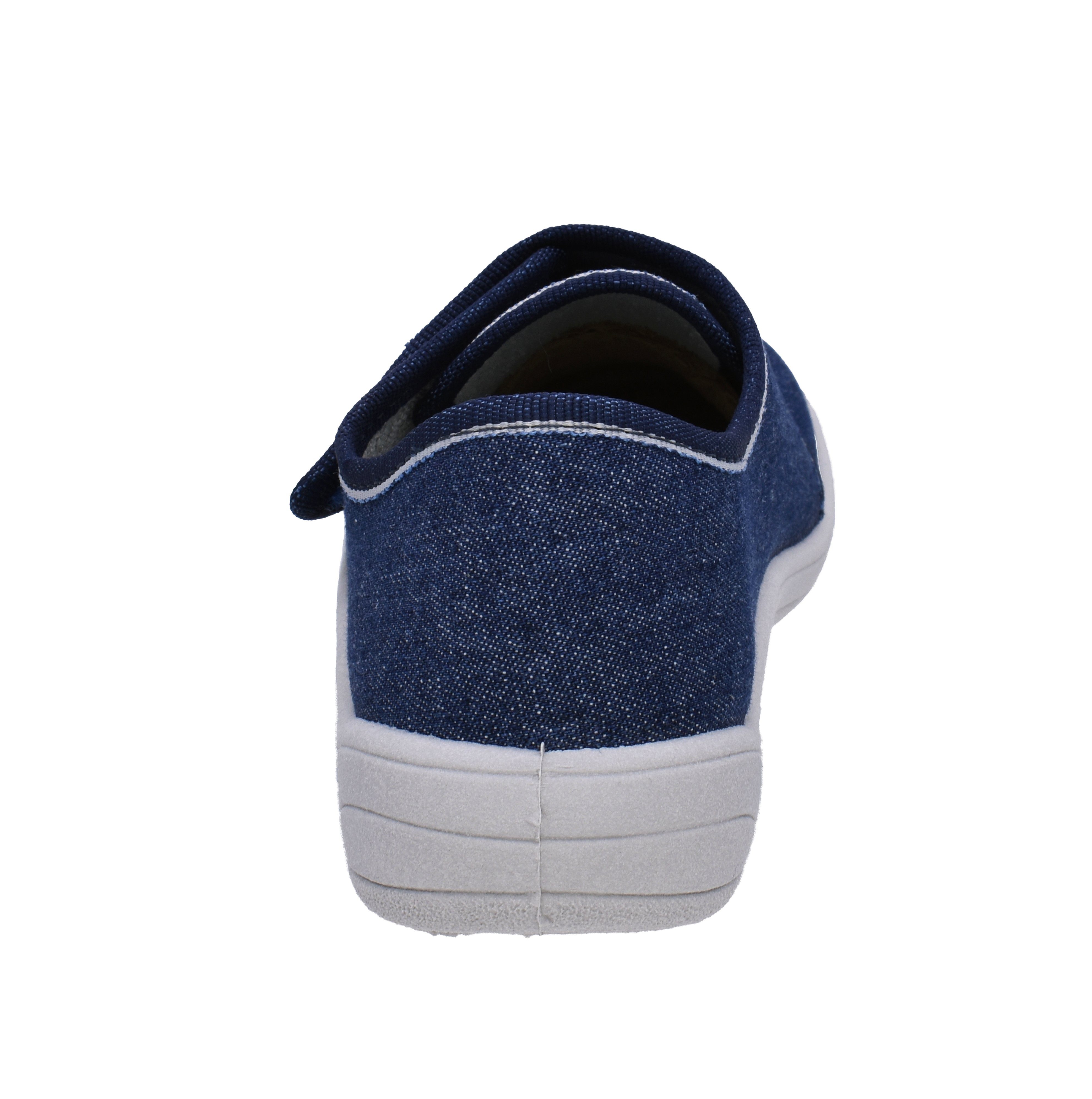 Fischer-Markenschuh Tim Hausschuh aus Jeansstoff, mit Baumwoll-Frotteefutter, gepolstertes Fußbett – Bild 5 von 5