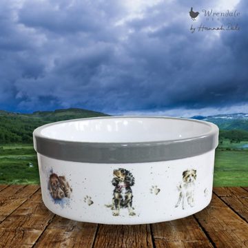 Wrendale Futternapf Wrendale Designs Keramik Hunde-Fressnapf - ca. 15 cm D, Keramik
