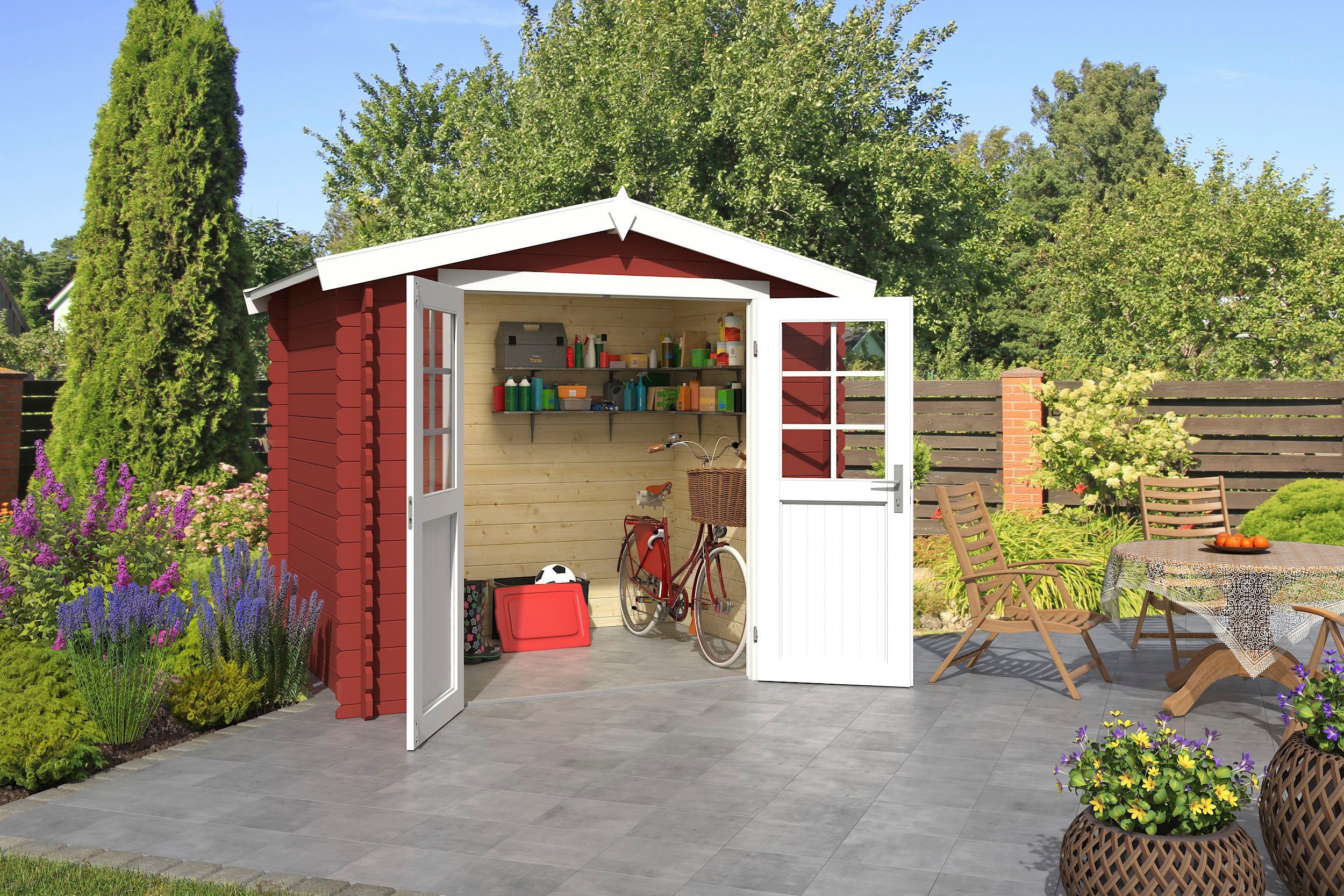 LASITA MAJA Gartenhaus INGO 175, BxT: 262x195 cm, (Set)