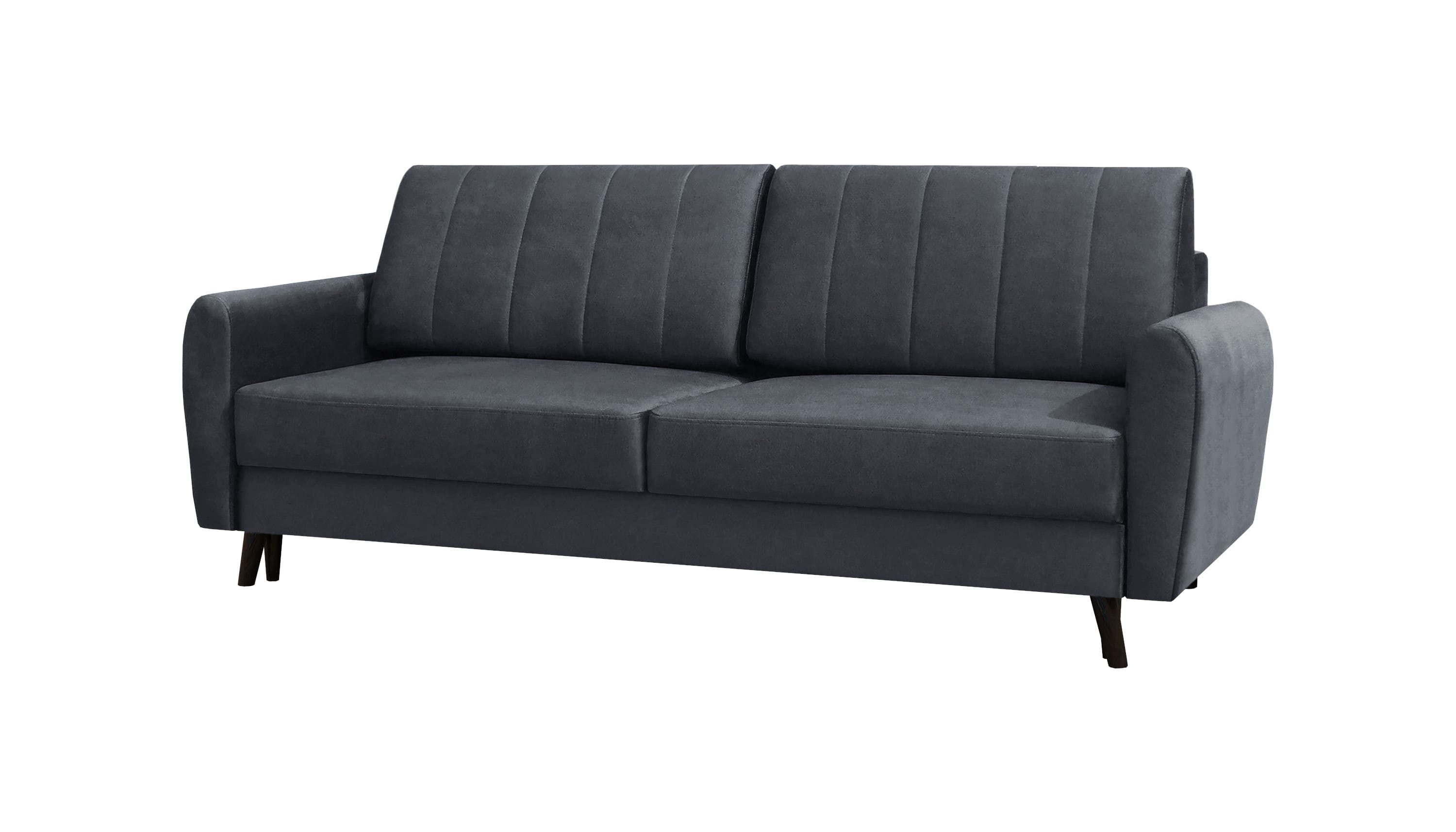 MOEBLO Schlafsofa DEILA, Sofa Couch für Wohnzimmer, Schlafsofa Federkern Sofagarnitur Polstersofa Wohnlandschaft, mit Relaxfunktion