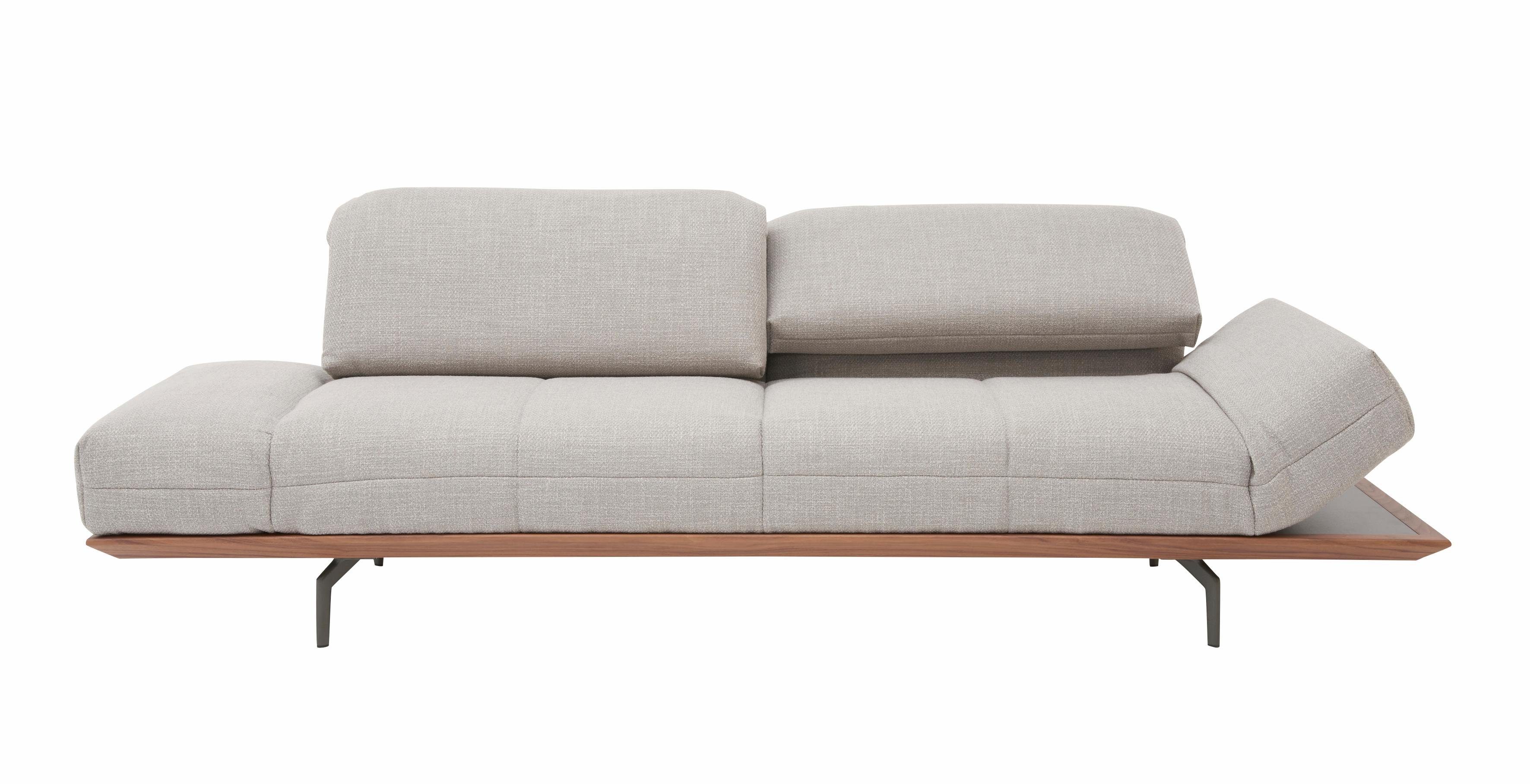 4-Sitzer 2 Eiche oder cm hülsta sofa Natur in Qualitäten, hs.420, Nußbaum, Breite in Holzrahmen 252