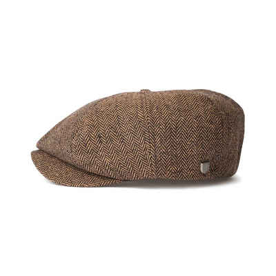 Brixton Flat Cap »Brood Snap Cap - brown/khaki«