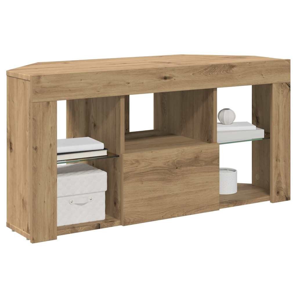 vidaXL TV-Schrank Eck-LED-TV-Schrank Artisan-Eiche 105 x 40 x 68 cm Holzwer günstig online kaufen