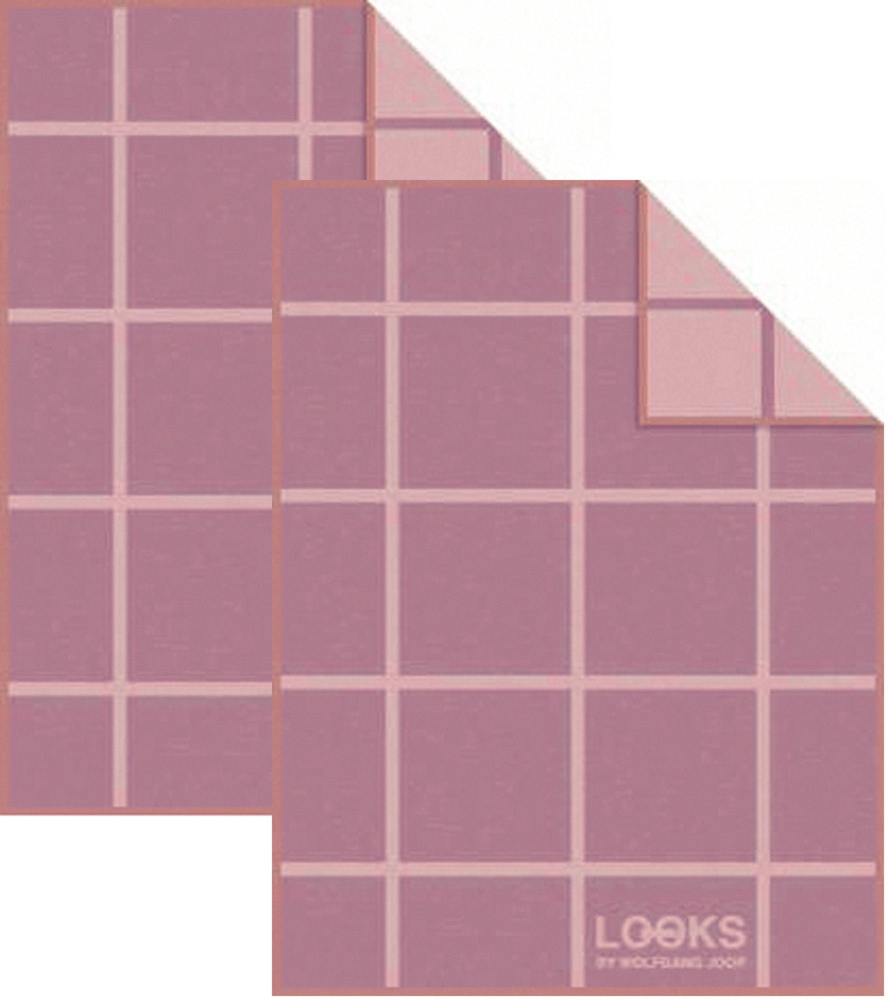 Wohndecke Wohndecke 2er-Pack, LOOKS by Wolfgang Joop, Karo günstig online kaufen