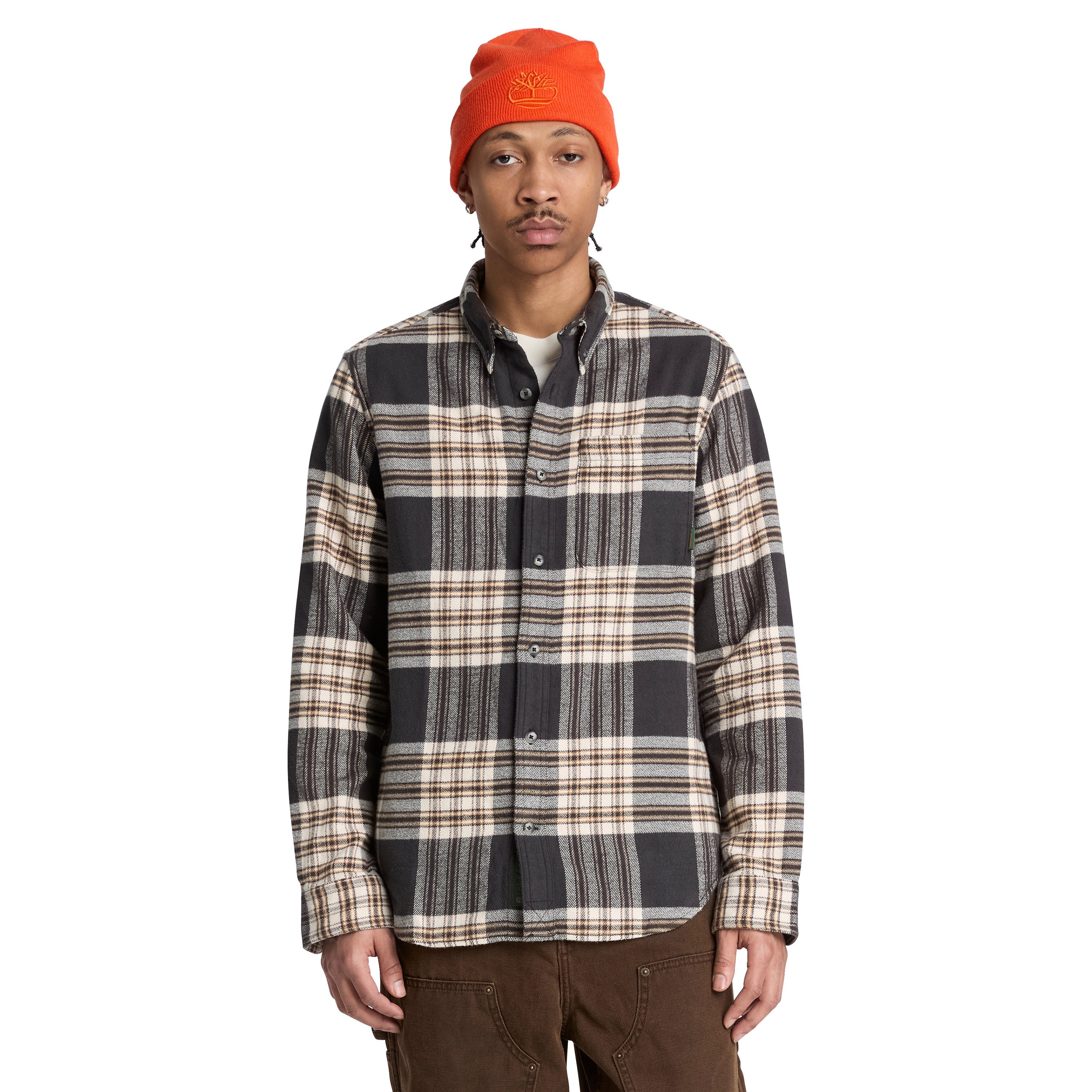 Timberland Flanellhemd Flannel House Check Shirt (Regular) Regular Passform, aus Baumwolle, erhältlich in den Größen XS bis XXXL