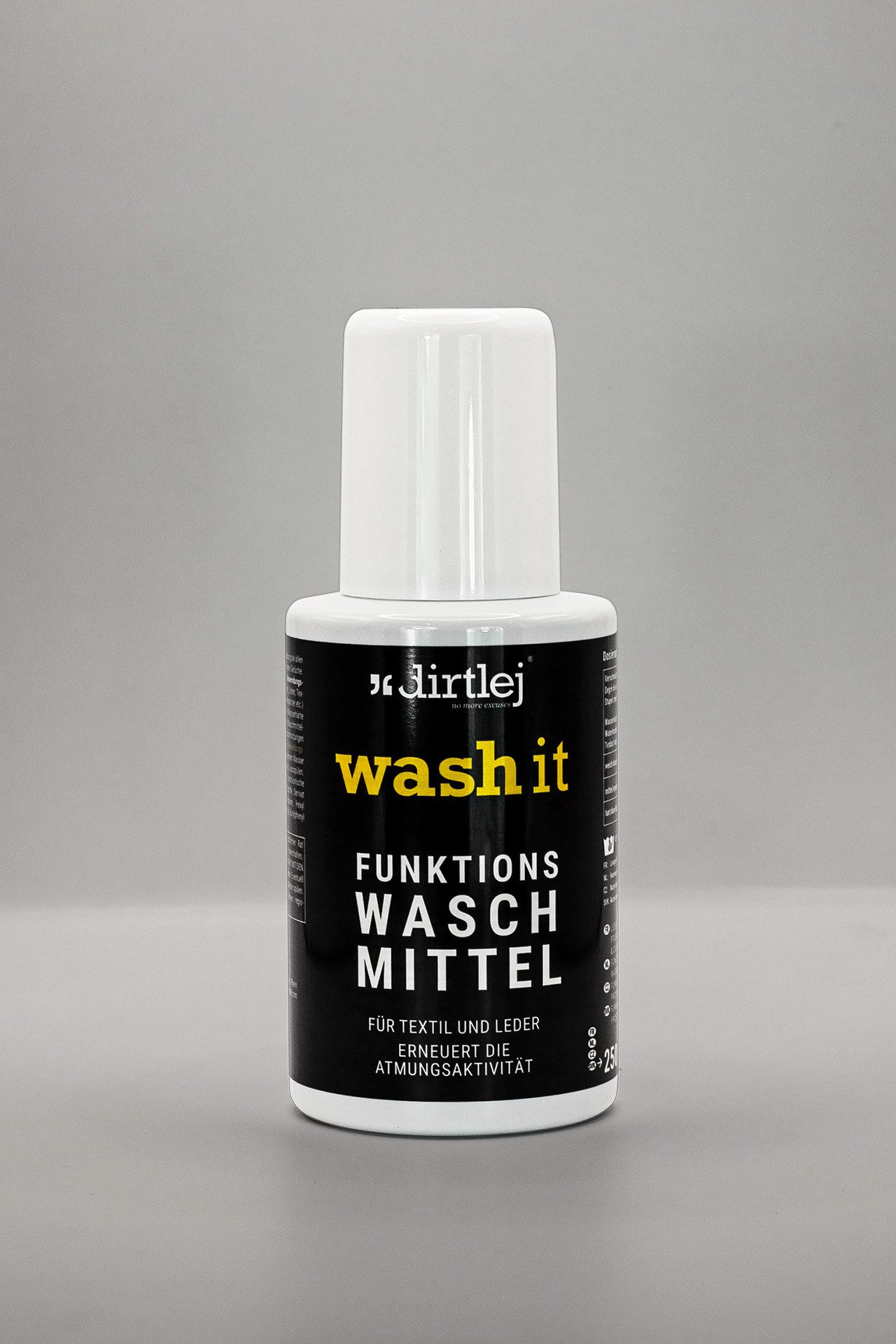 Dirtlej wash it Spezialwaschmittel (1x 250-ml-Flasche mit Dosierkappe 250 ml)