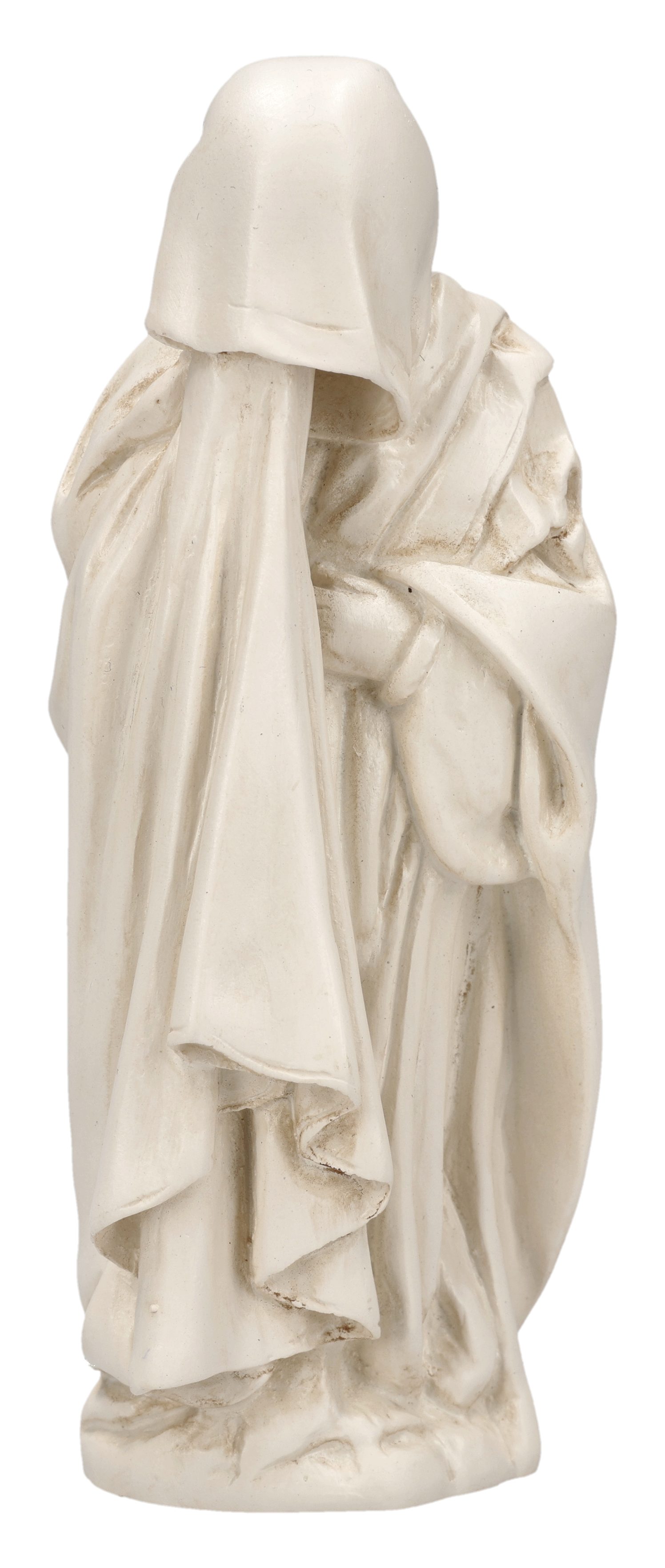 Figuren Shop GmbH Dekofigur Verhüllte Trauerfigur – Pleurant Statue Gedenkdeko 13 cm Grabfigur