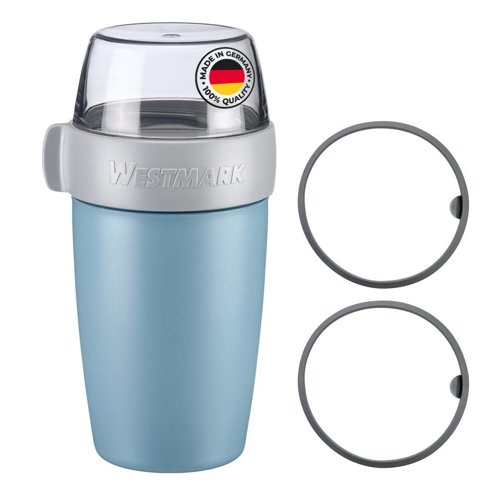 WESTMARK Lunchbox Müslibecher/Lunchpot, mit 2 auslaufsicheren Fächern: 200 ml + 500 ml