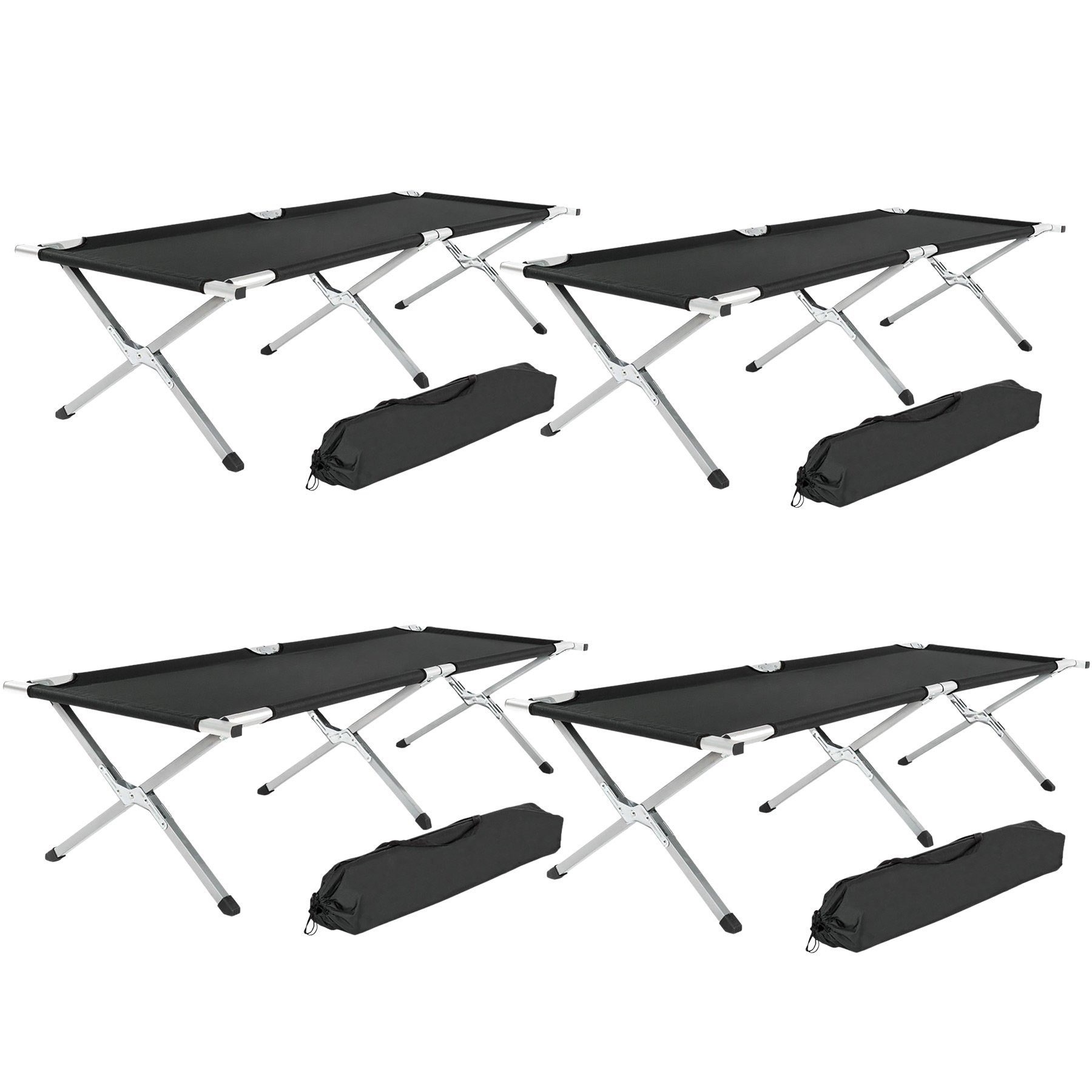tectake Feldbett 4er Set Feldbett (4er günstig online kaufen